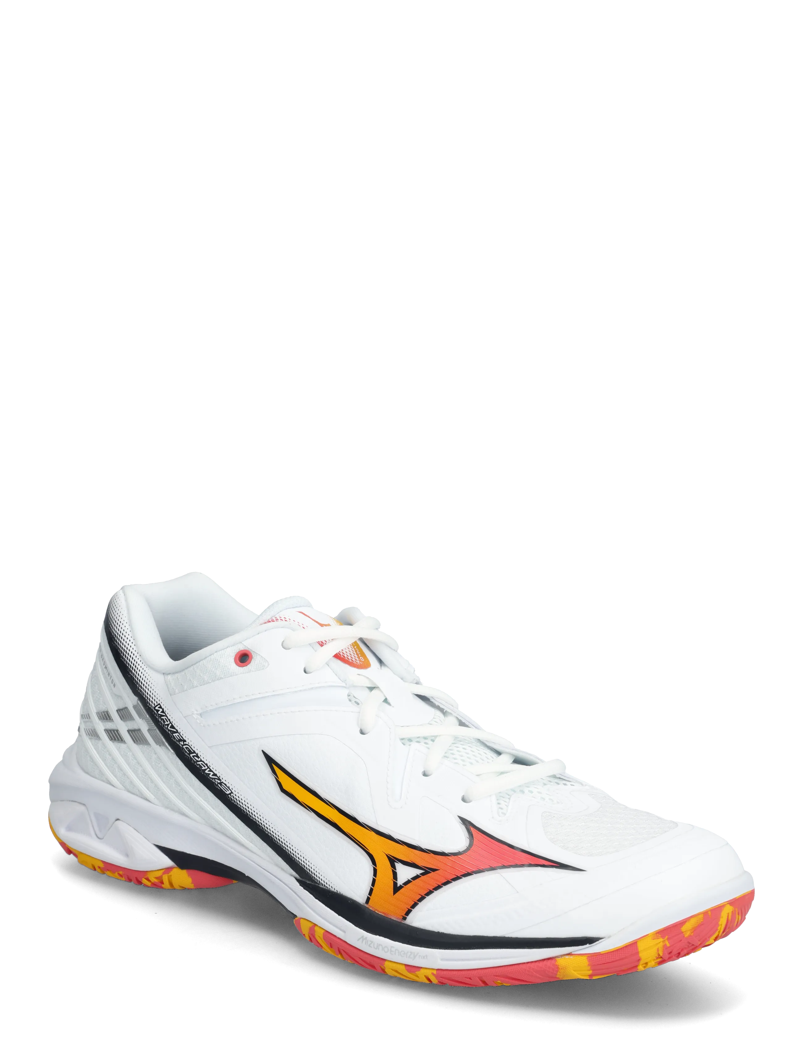 Mizuno WAVE CLAW 3(U) - Kingad - WHITE/CITRUS/CALYPSO CORAL / white
