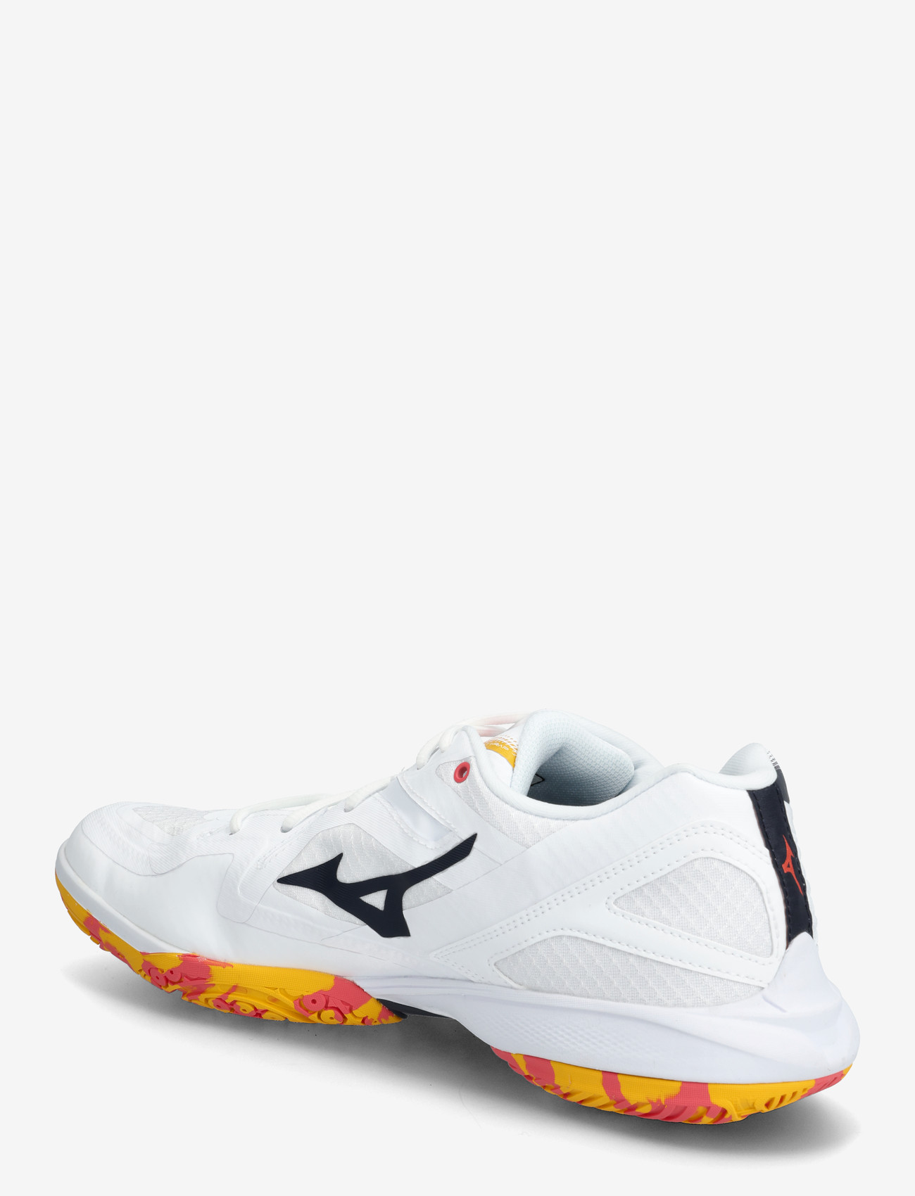 Mizuno - WAVE CLAW 3(U) - indendørs sportssko - white/citrus/calypso coral - 2