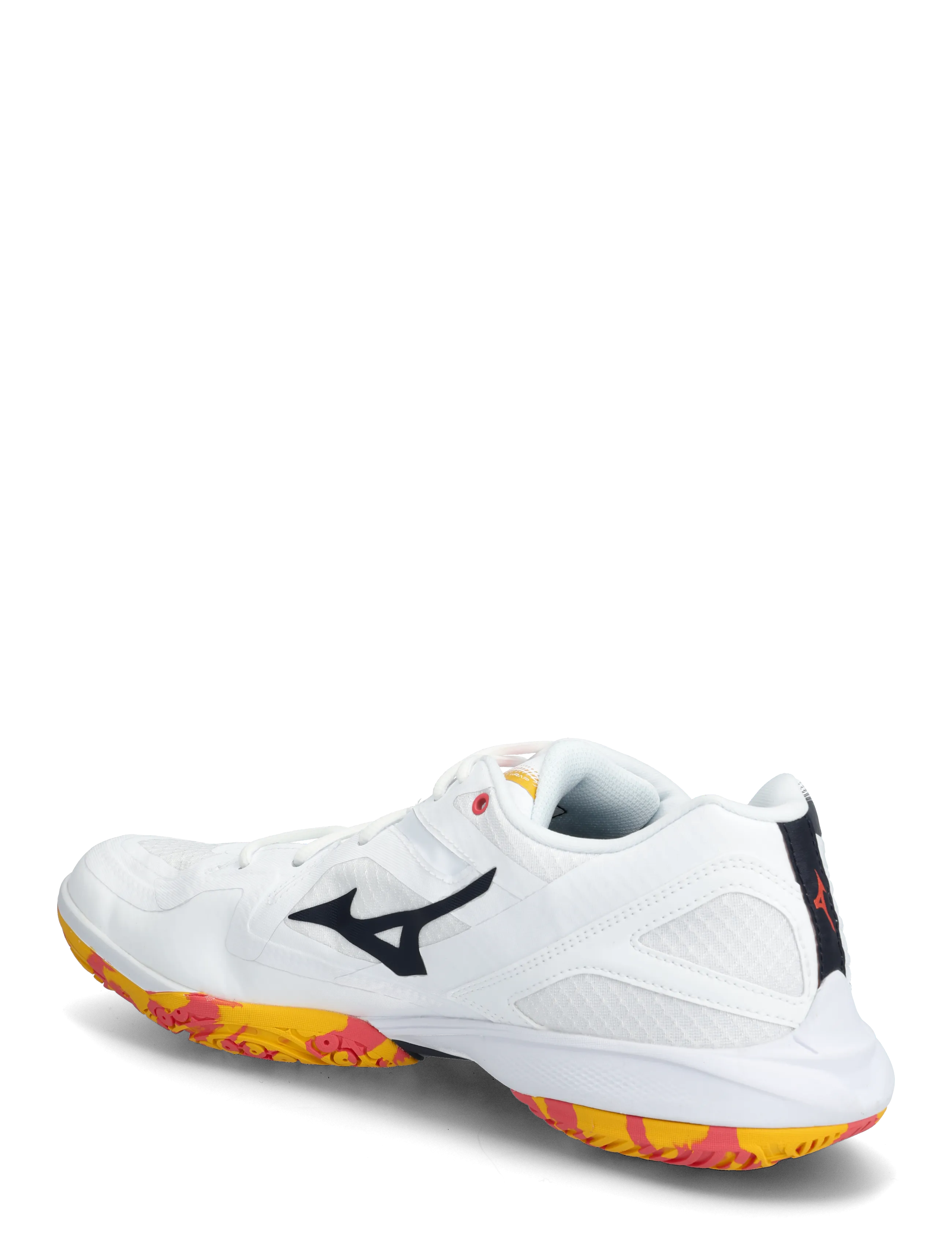 Mizuno - WAVE CLAW 3(U) - indendørs sportssko - white/citrus/calypso coral - 2