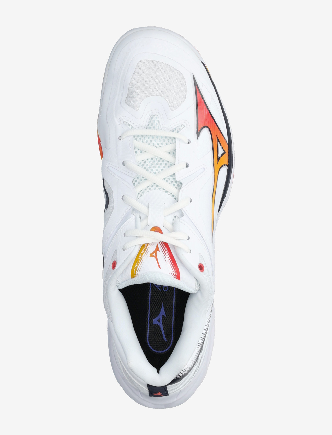 Mizuno - WAVE CLAW 3(U) - indendørs sportssko - white/citrus/calypso coral - 3