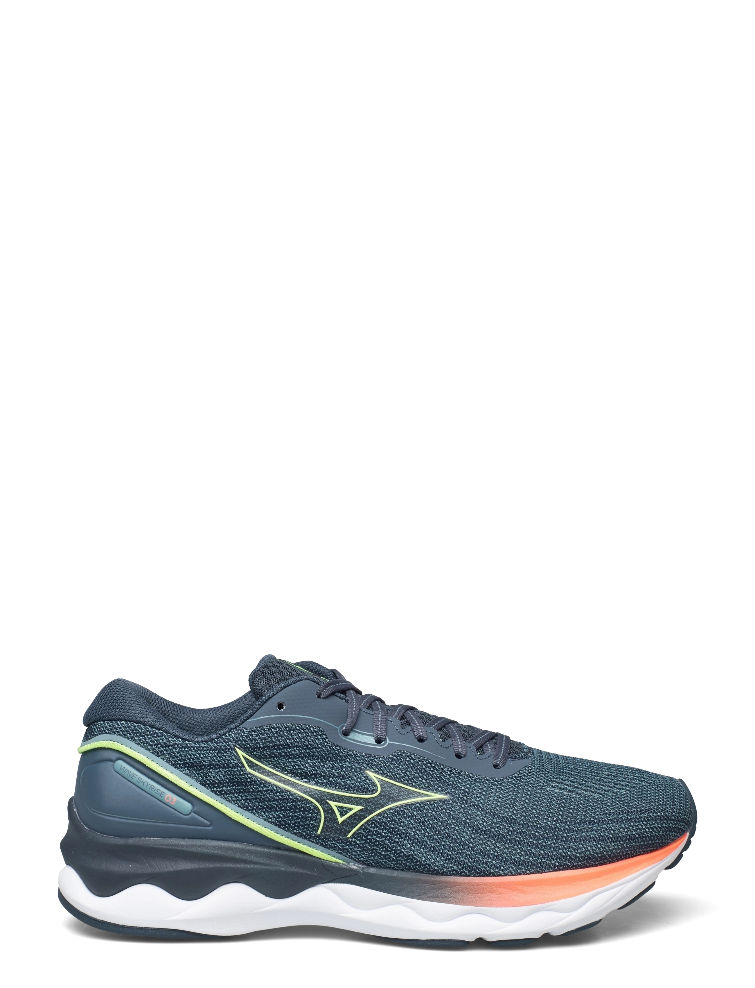 Mizuno - WAVE SKYRISE 3(M) - smokeb/nlime/neonflame - 1