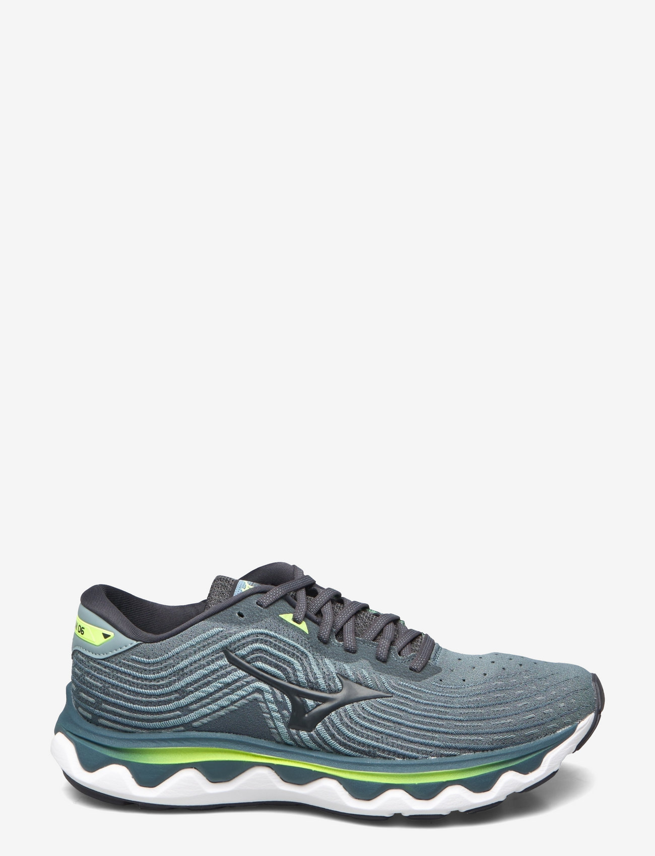 Mizuno - WAVE HORIZON 6(M) - smoke blue/ebony/neo lime - 1