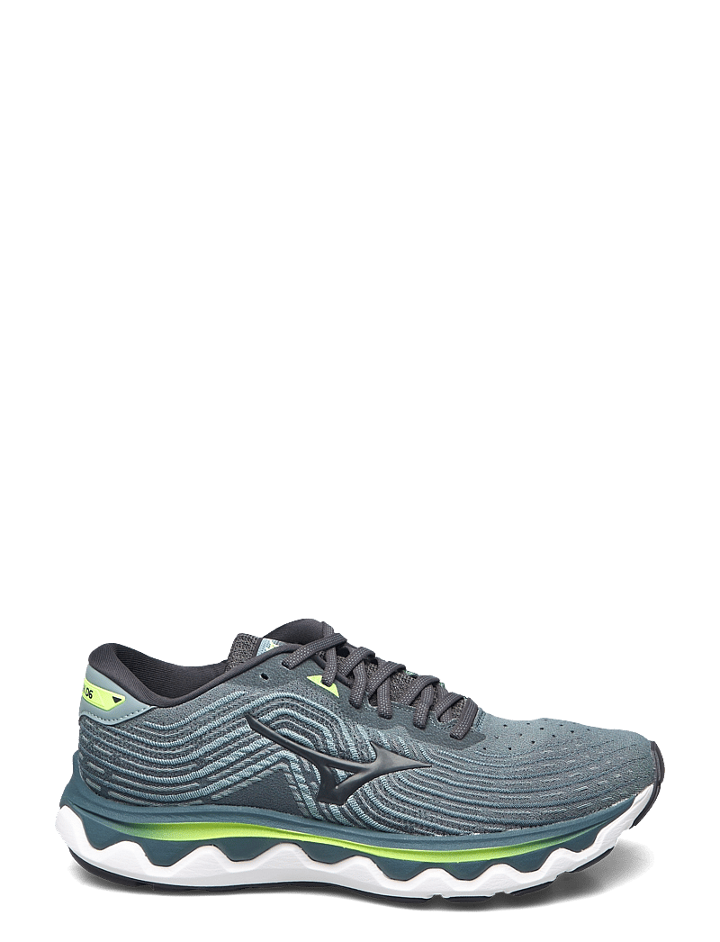 Mizuno - WAVE HORIZON 6(M) - smoke blue/ebony/neo lime - 1