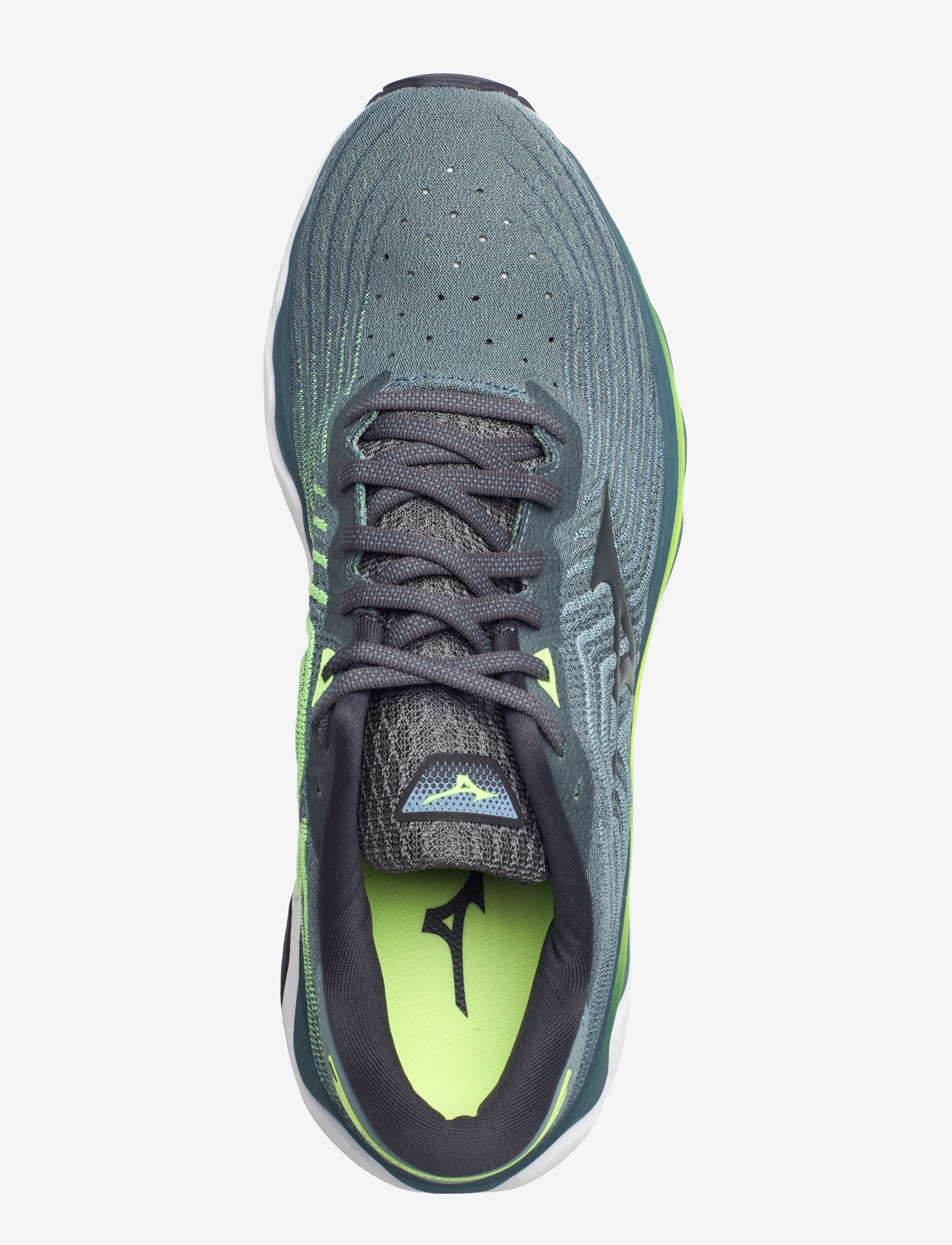 Mizuno - WAVE HORIZON 6(M) - smoke blue/ebony/neo lime - 3