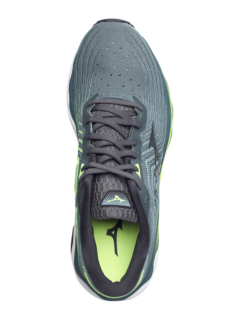 Mizuno - WAVE HORIZON 6(M) - smoke blue/ebony/neo lime - 3