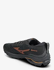 Mizuno - WAVE RIDER GTX(M) - running shoes - black/nasturtium/carrot curl - 2