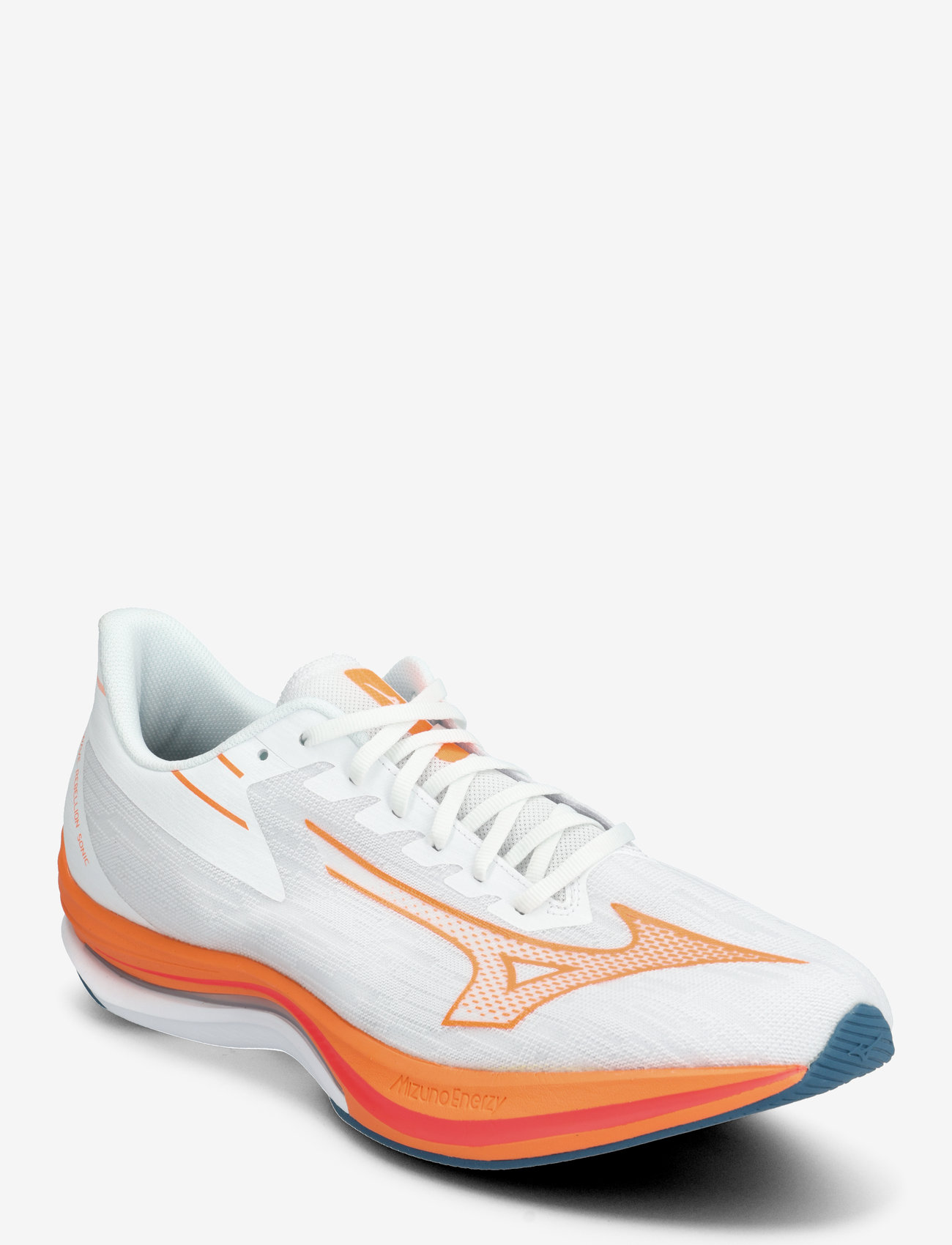 Mizuno - WAVE REBELLION SONIC(M) - white/lightorang/bashes - 0