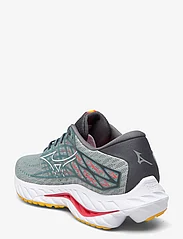 Mizuno - WAVE INSPIRE 20(M) - running shoes - abyss/white/citrus - 2