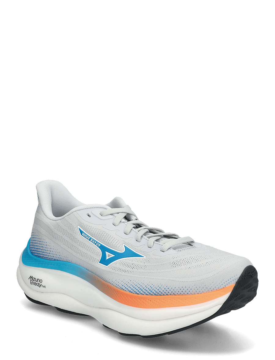 Mizuno - WAVE SKY 9(M) - laufschuhe - cloudscape/blue jewel/lava orange - 0