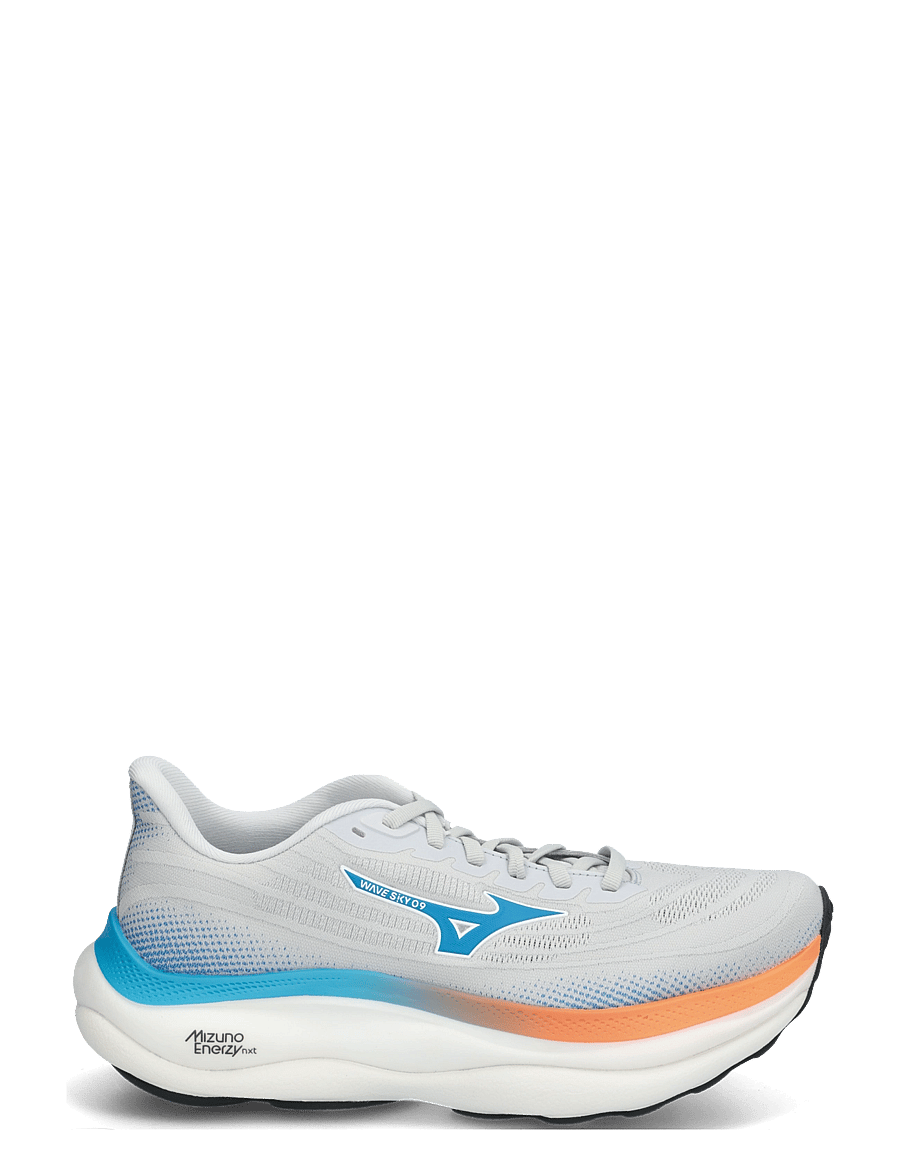 Mizuno - WAVE SKY 9(M) - laufschuhe - cloudscape/blue jewel/lava orange - 2