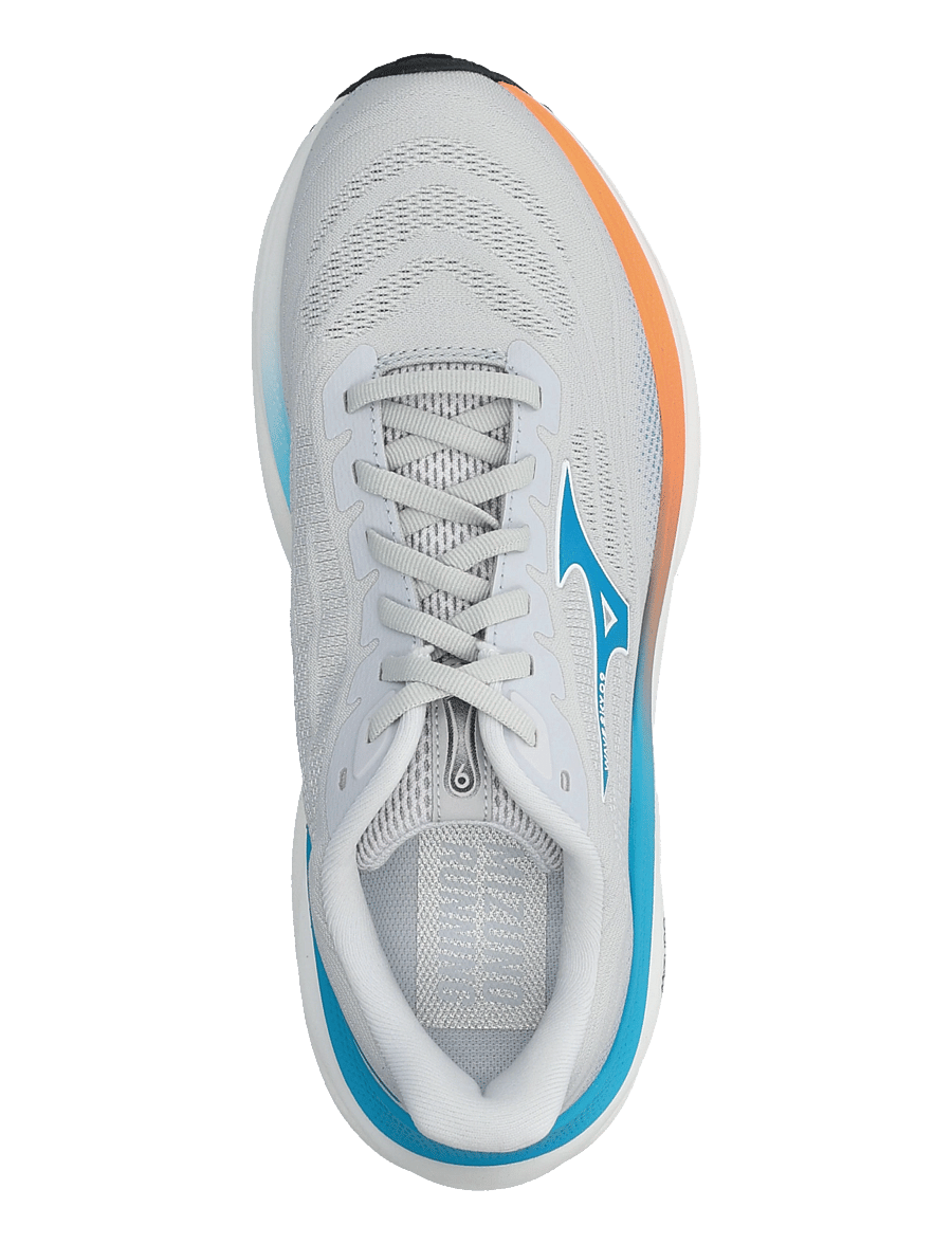Mizuno - WAVE SKY 9(M) - laufschuhe - cloudscape/blue jewel/lava orange - 3