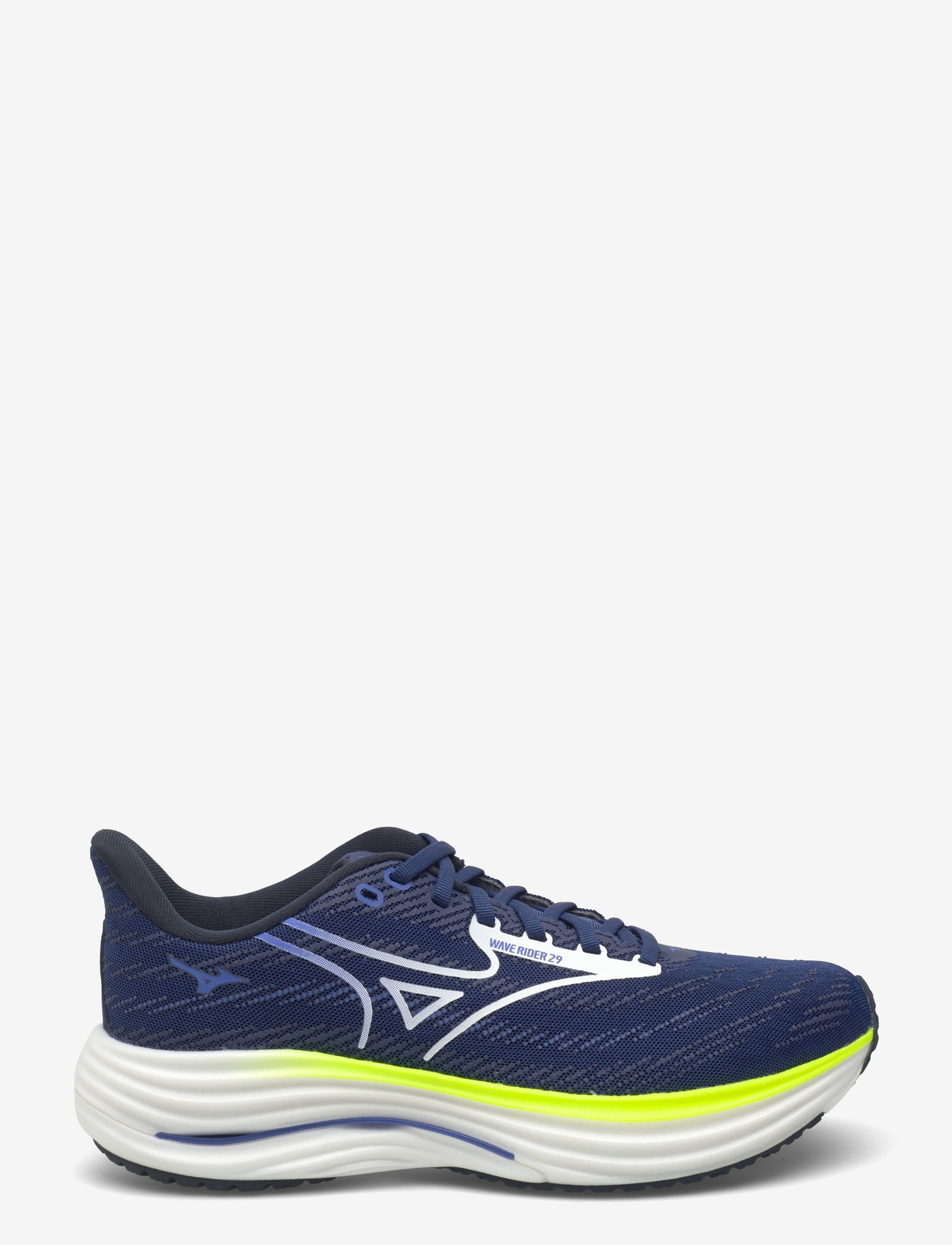 Mizuno - WAVE RIDER 29(M) - laufschuhe - estate blue/white/lightning yellow - 1