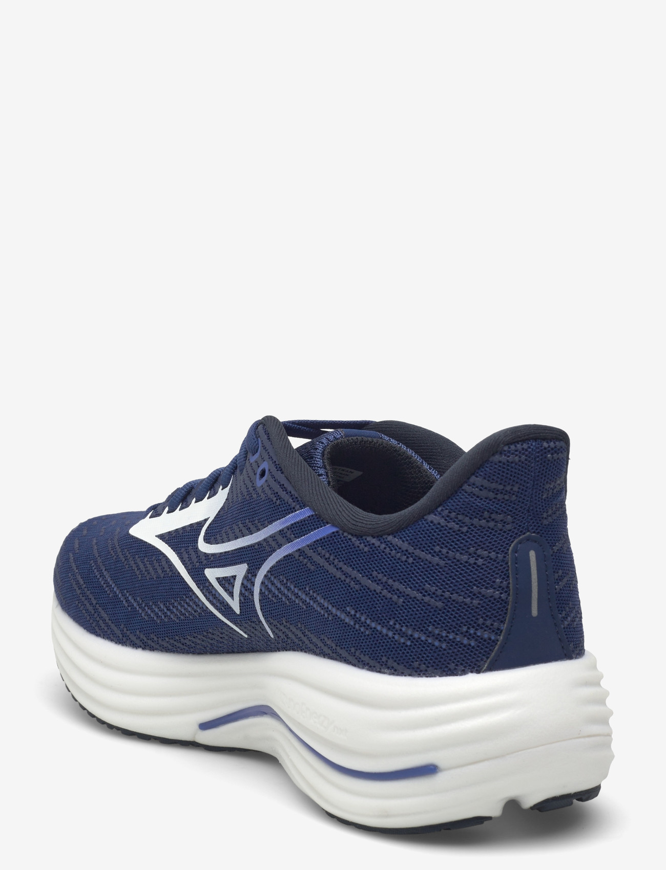 Mizuno - WAVE RIDER 29(M) - laufschuhe - estate blue/white/lightning yellow - 2