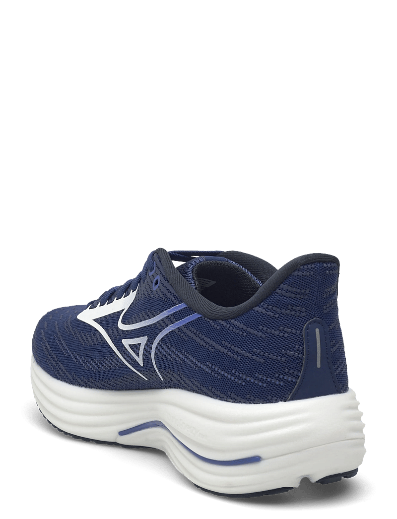 Mizuno - WAVE RIDER 29(M) - laufschuhe - estate blue/white/lightning yellow - 2