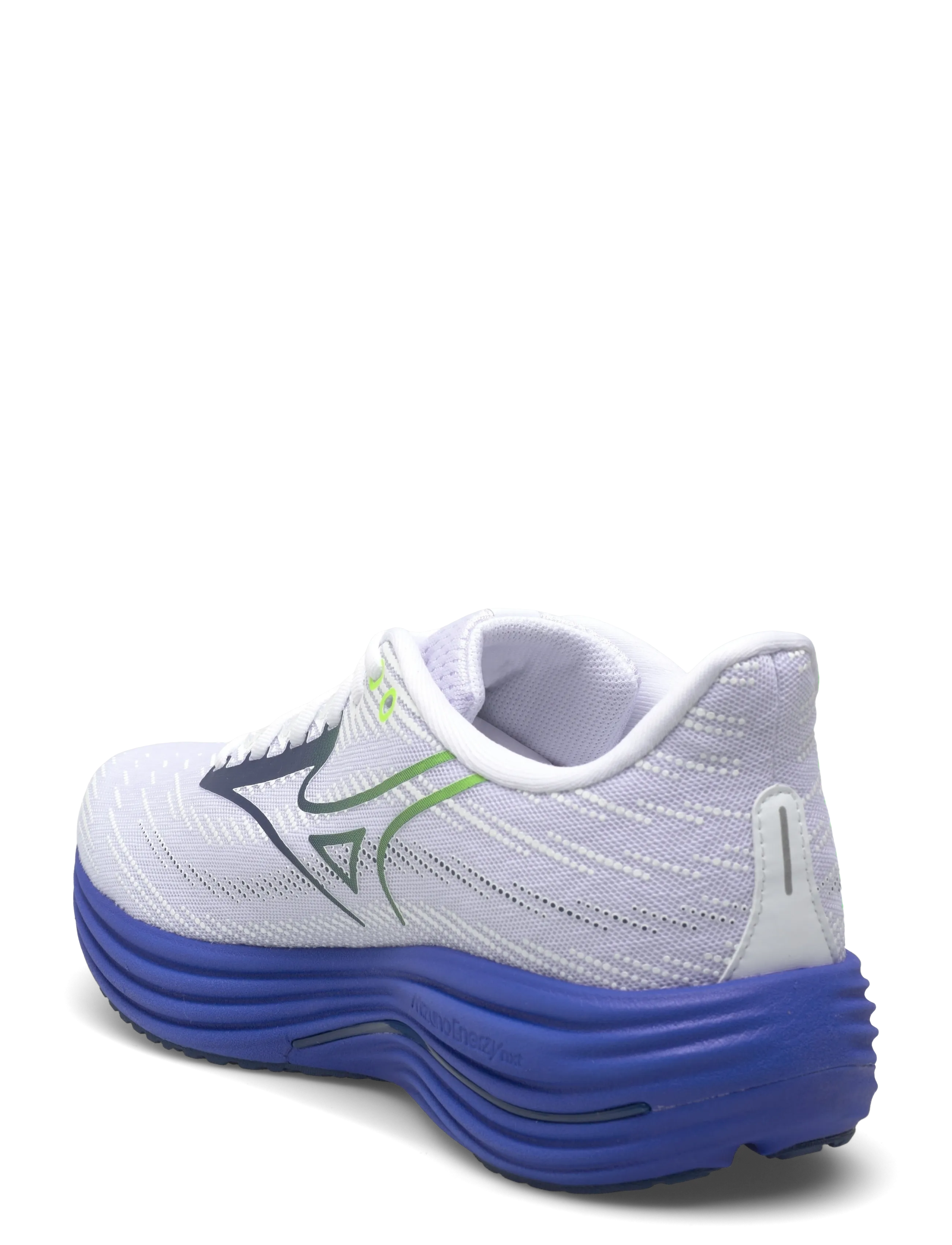 Mizuno - WAVE RIDER 29(M) - løbesko - white/estate blue/lightning yellow - 3
