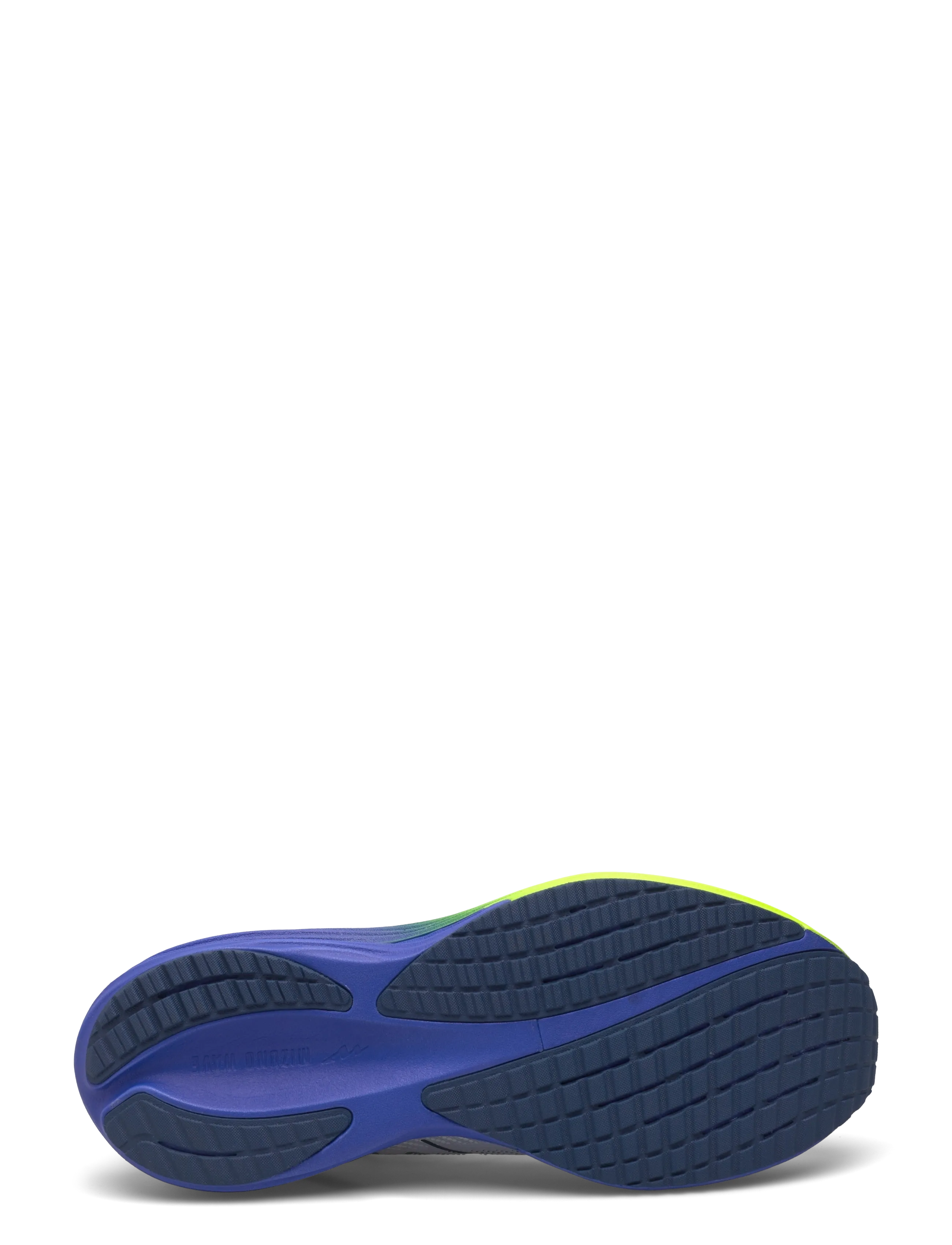 Mizuno - WAVE RIDER 29(M) - løbesko - white/estate blue/lightning yellow - 5