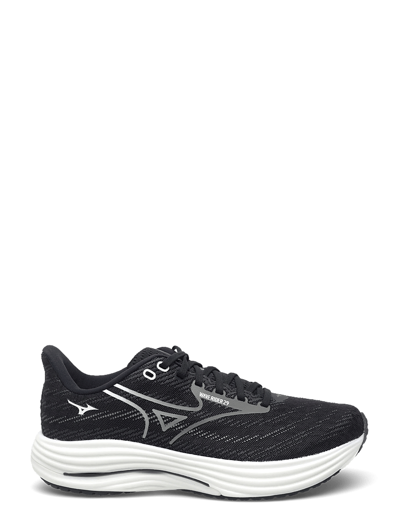 Mizuno - WAVE RIDER 29(M) - løbesko - black sand/quiet shade/black - 1