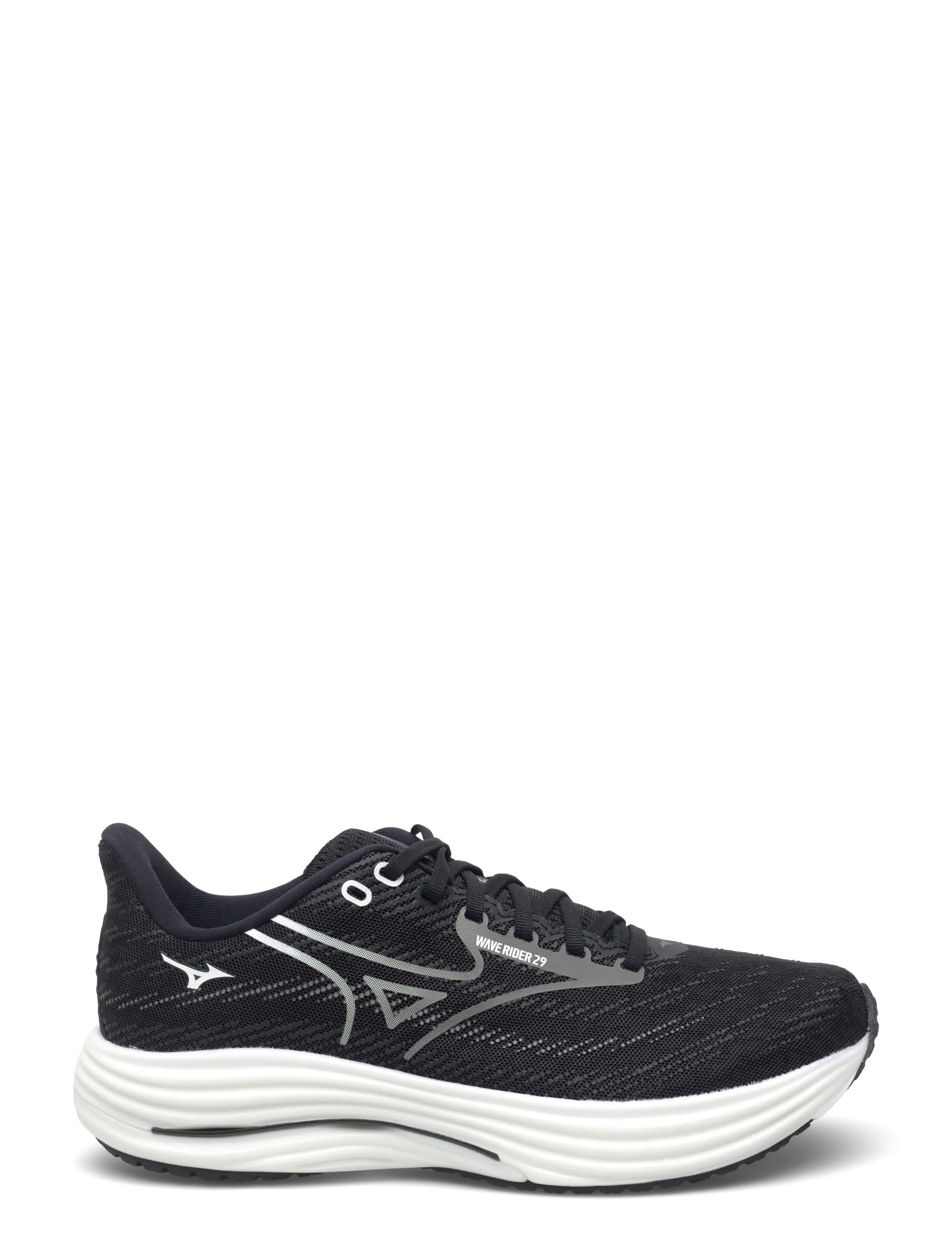 Mizuno - WAVE RIDER 29(M) - løbesko - black sand/quiet shade/black - 1