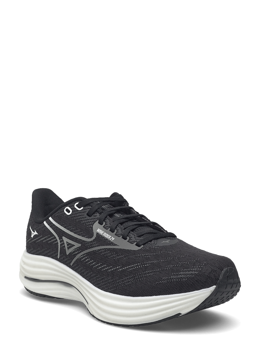 Mizuno - WAVE RIDER 29 2E(M) - buty do biegania - black sand/quiet shade/black - 0