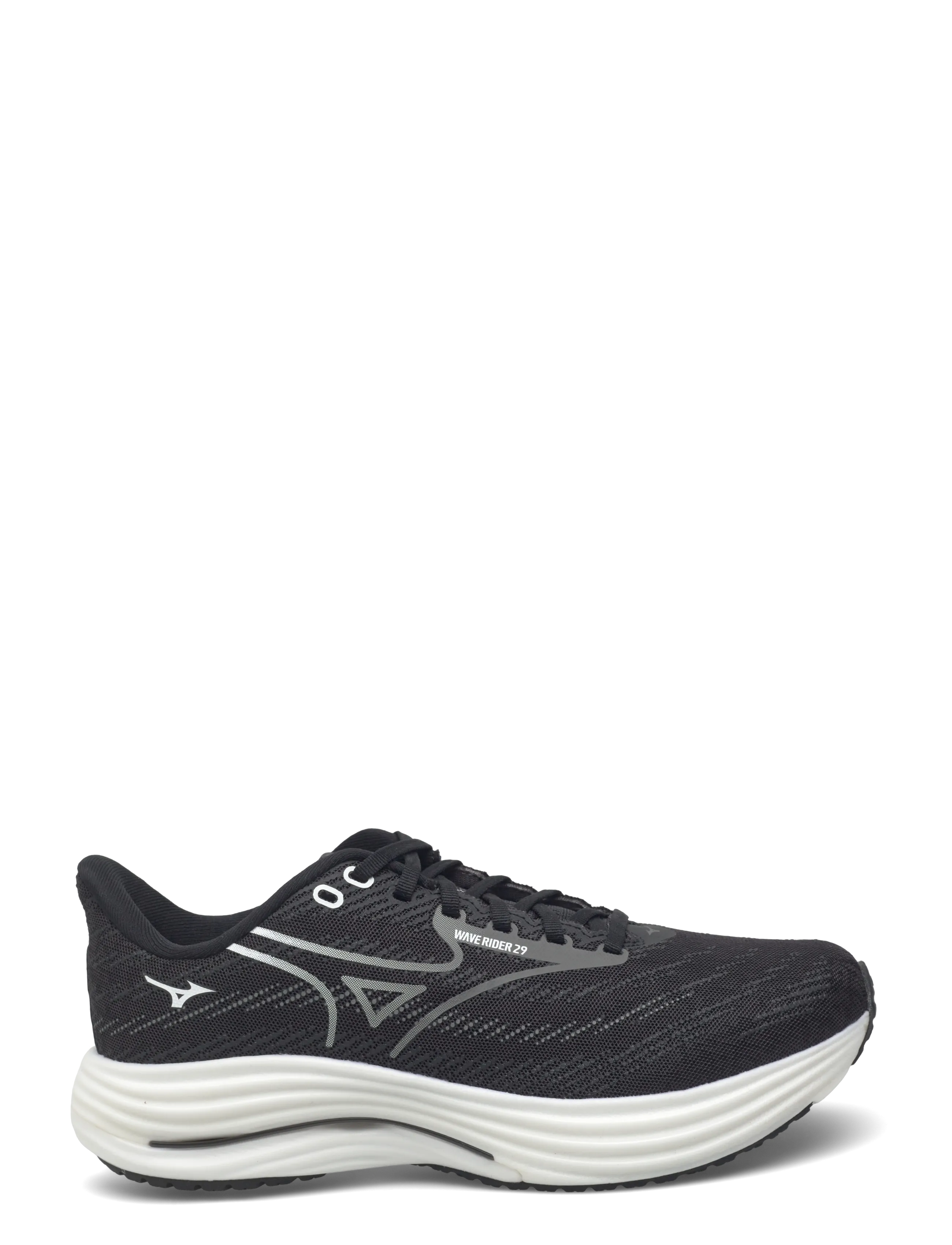 Mizuno - WAVE RIDER 29 2E(M) - buty do biegania - black sand/quiet shade/black - 1