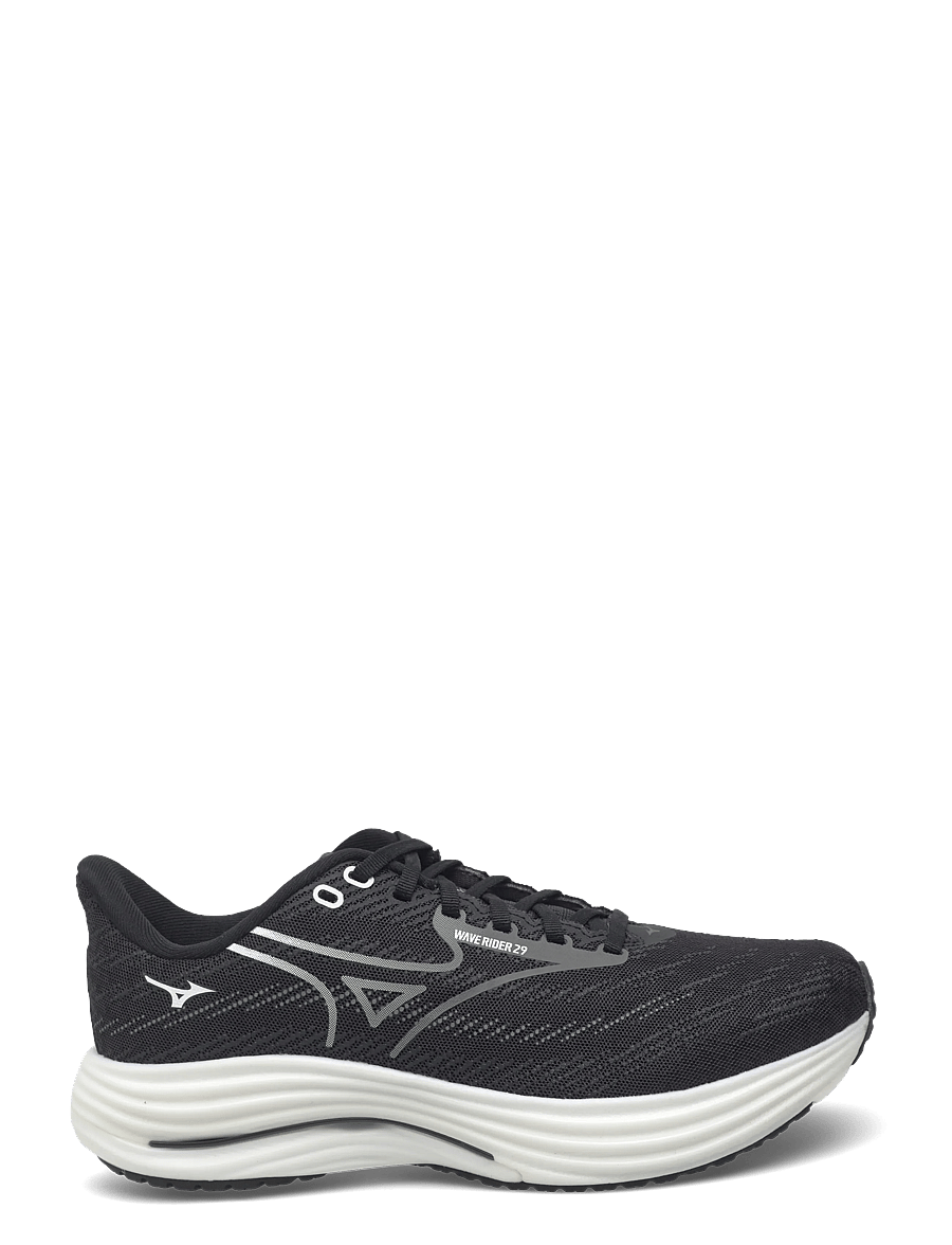 Mizuno - WAVE RIDER 29 2E(M) - buty do biegania - black sand/quiet shade/black - 1