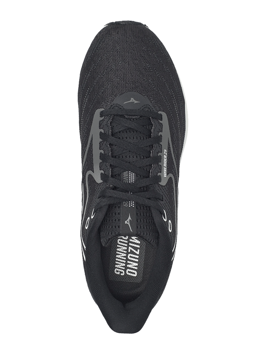 Mizuno - WAVE RIDER 29 2E(M) - buty do biegania - black sand/quiet shade/black - 3