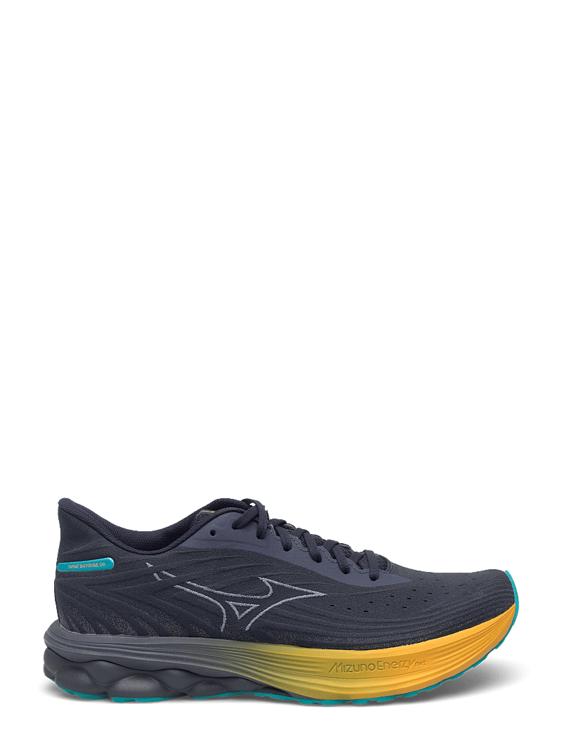 Mizuno - WAVE SKYRISE 6(M) - löparskor - odyssey gray/icelandic blue/citrus - 2