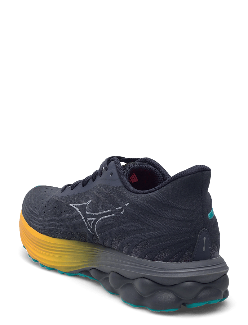 Mizuno - WAVE SKYRISE 6(M) - löparskor - odyssey gray/icelandic blue/citrus - 3