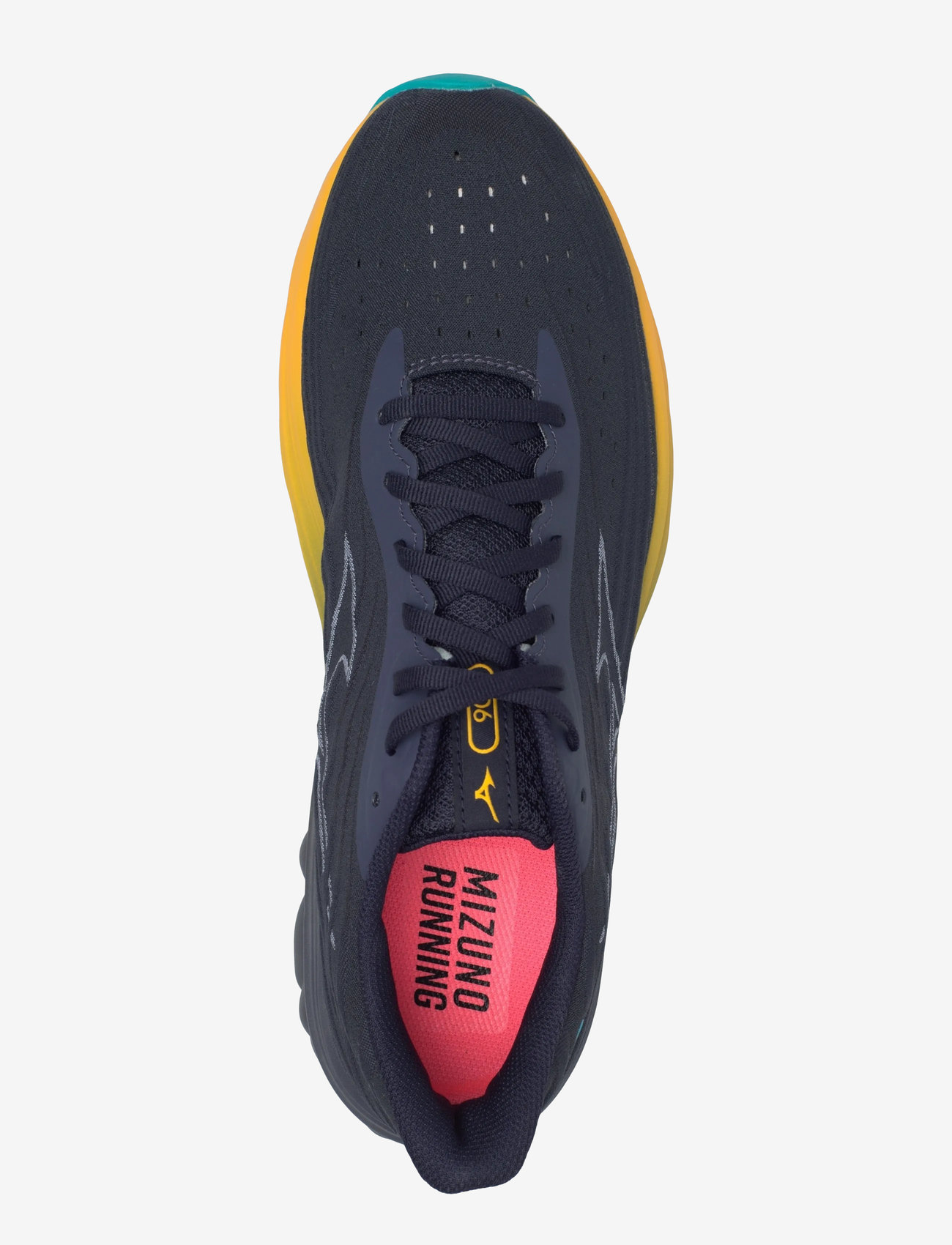 Mizuno - WAVE SKYRISE 6(M) - löparskor - odyssey gray/icelandic blue/citrus - 4