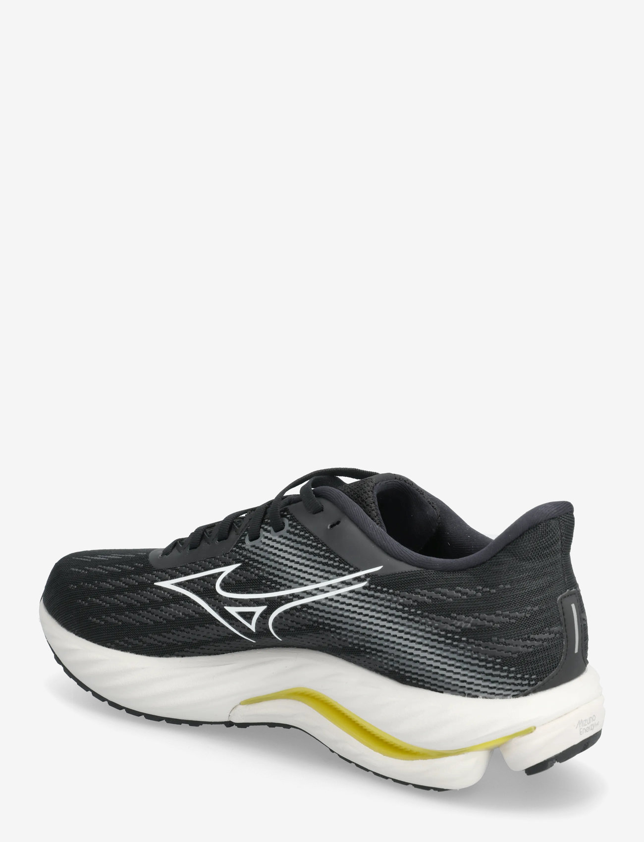 Mizuno - WAVE INSPIRE 21(M) - löparskor - black/white/vibrant yellow - 2