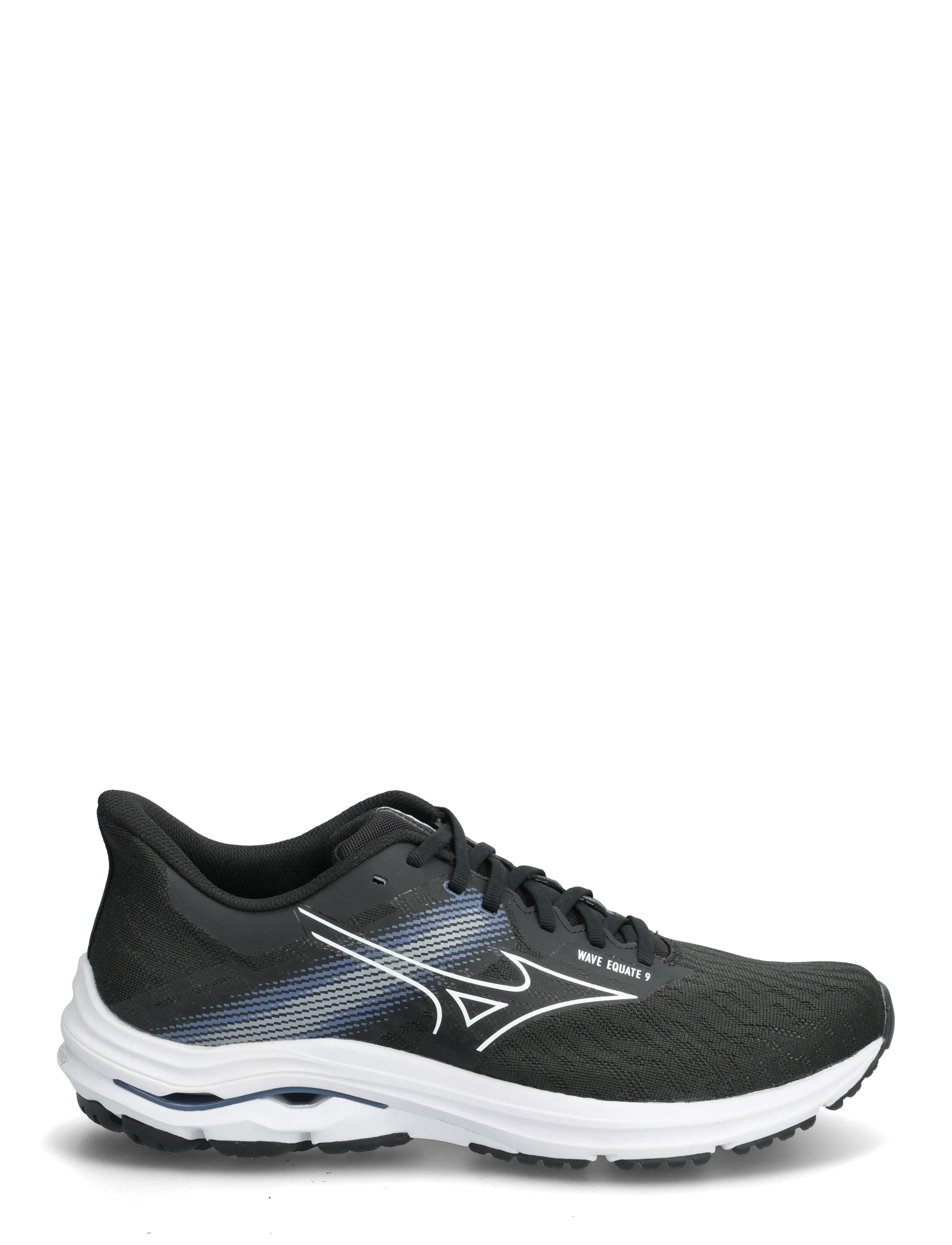 Mizuno - WAVE EQUATE 9(M) - loopschoenen - black/white/vintage indigo - 1