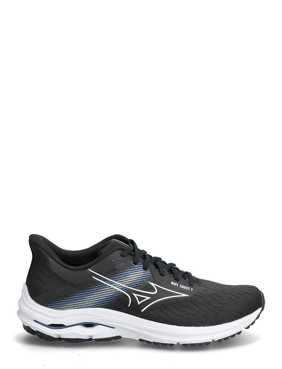 Mizuno - WAVE EQUATE 9(M) - løpesko - black/white/vintage indigo - 1
