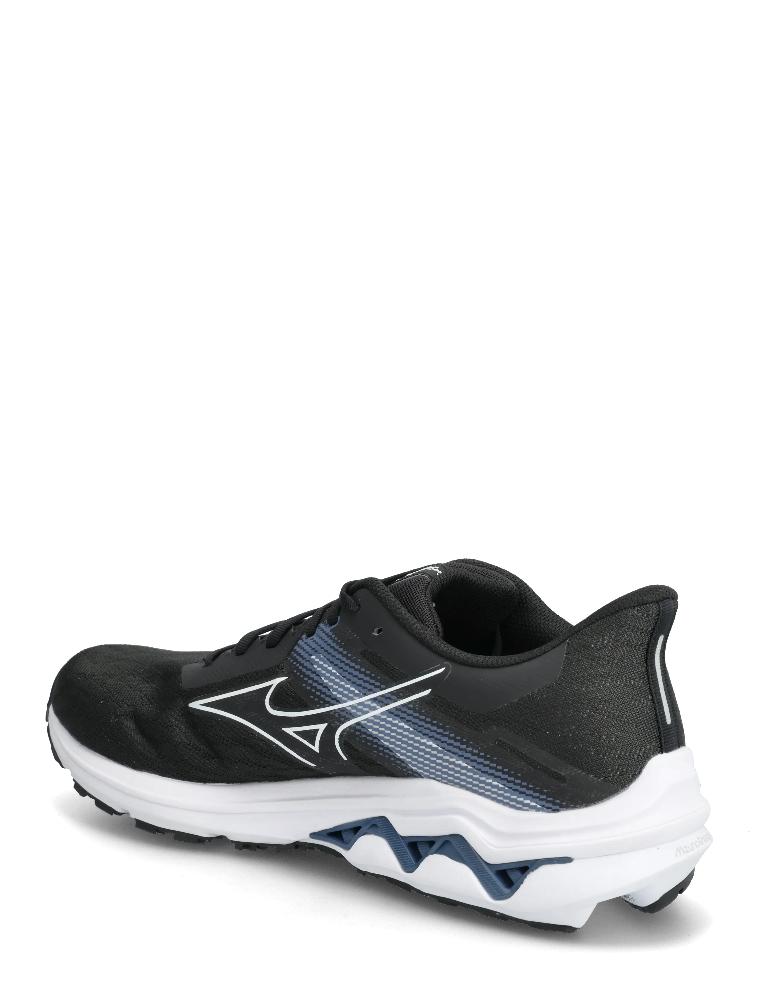 Mizuno - WAVE EQUATE 9(M) - loopschoenen - black/white/vintage indigo - 2