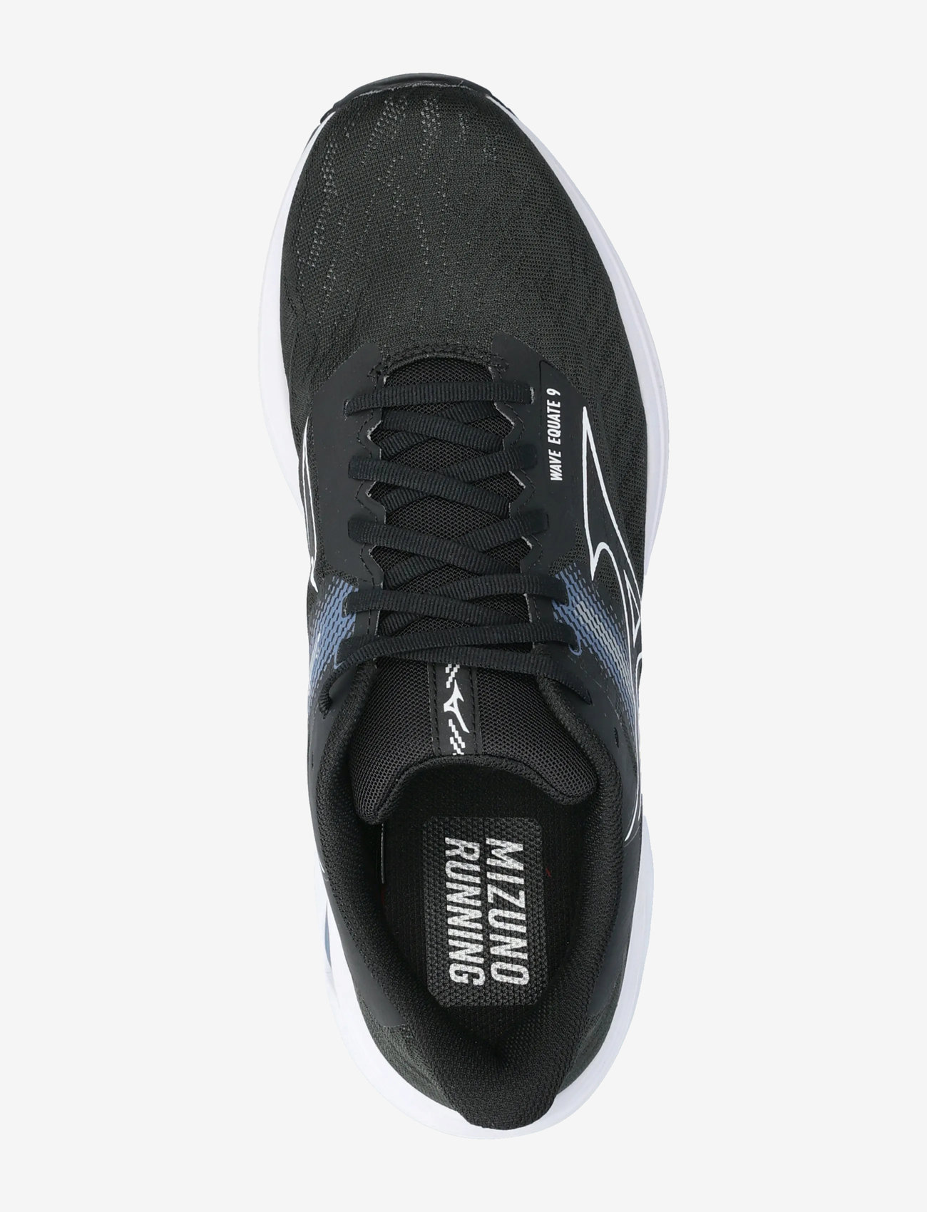 Mizuno - WAVE EQUATE 9(M) - löparskor - black/white/vintage indigo - 3