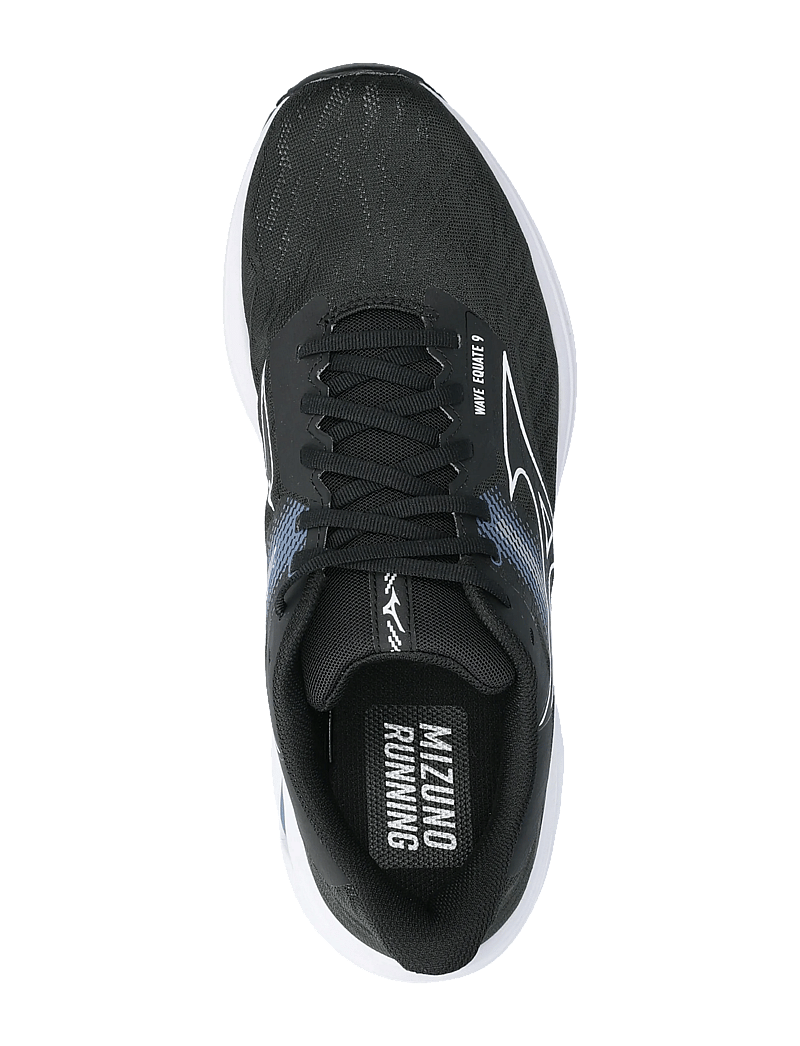 Mizuno - WAVE EQUATE 9(M) - löparskor - black/white/vintage indigo - 3