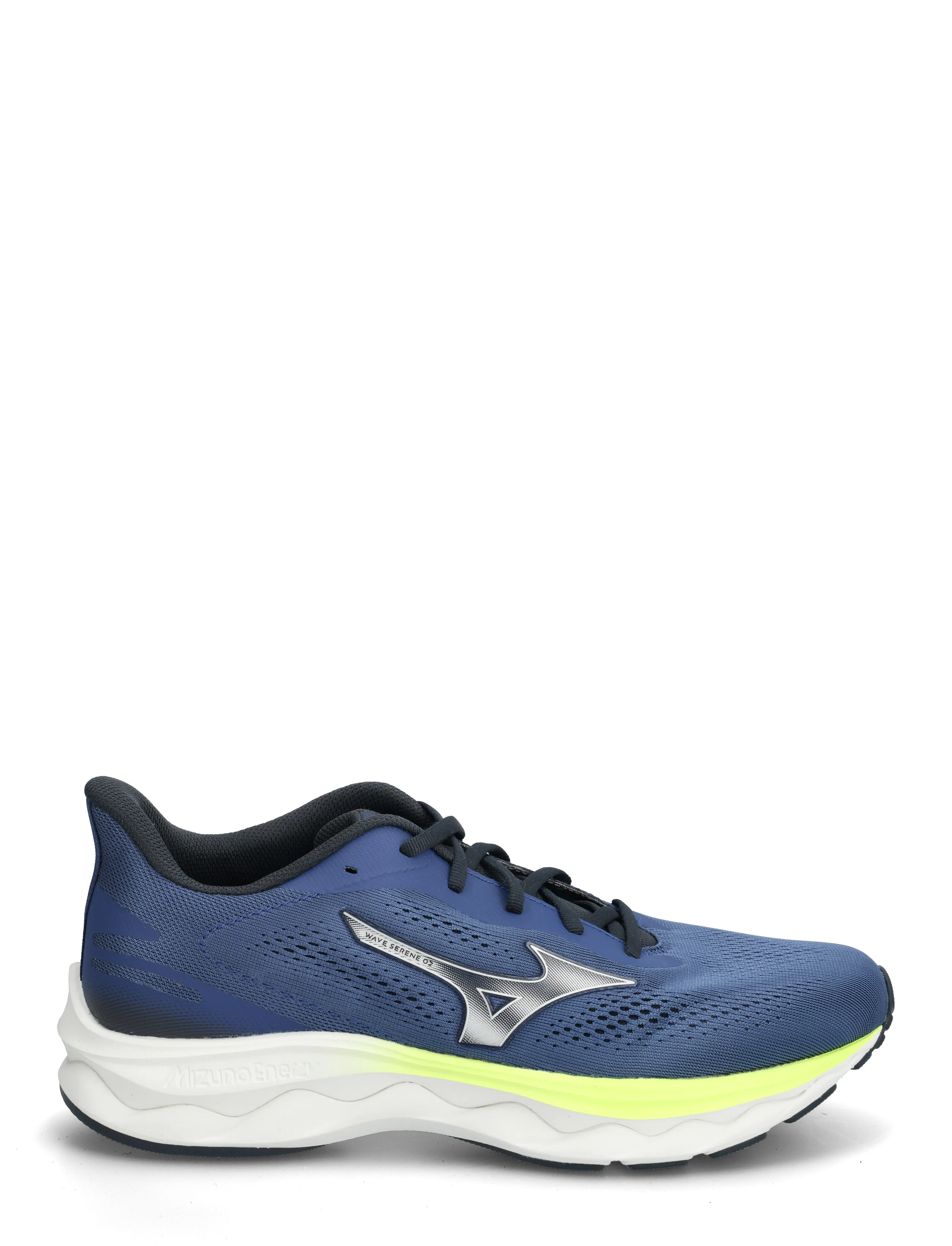 Mizuno - WAVE SERENE 2(M) - chaussures de course - estate blue/silver/lightning yellow - 1