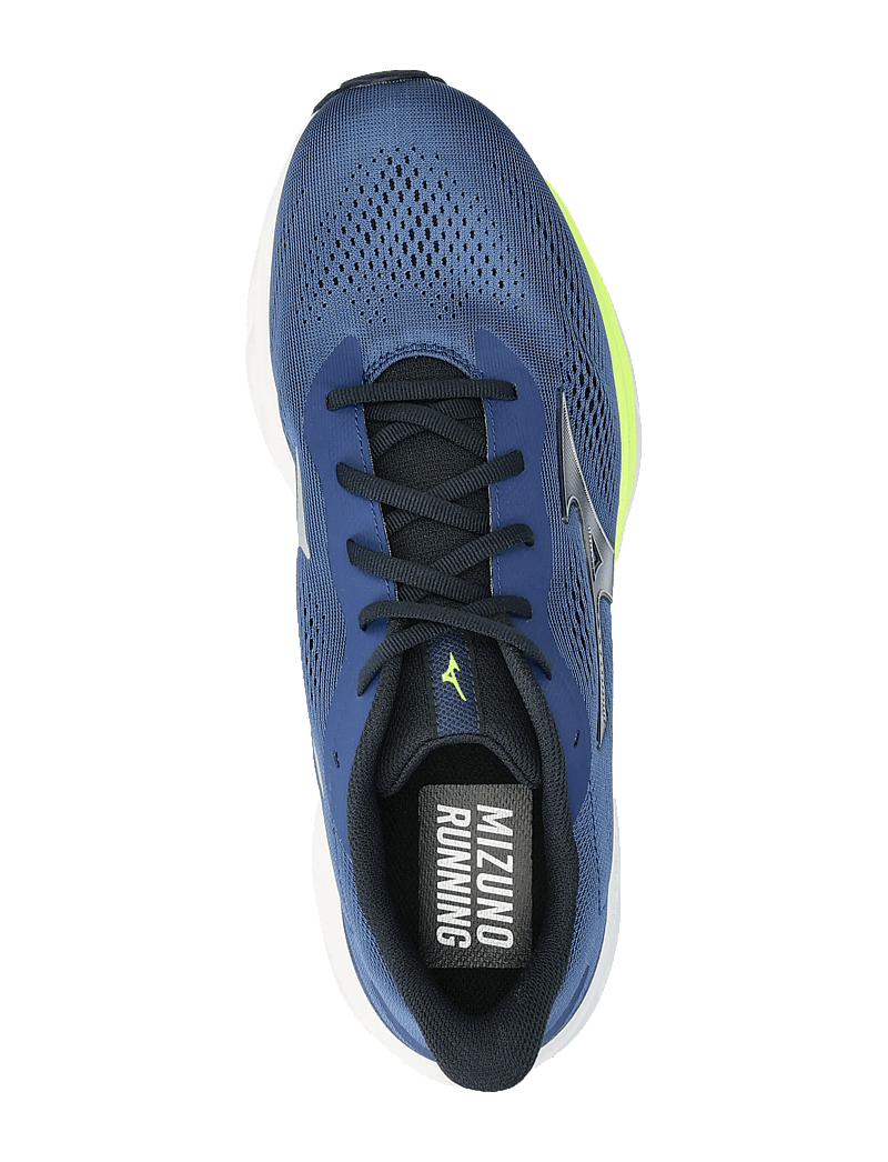 Mizuno - WAVE SERENE 2(M) - laufschuhe - estate blue/silver/lightning yellow - 3