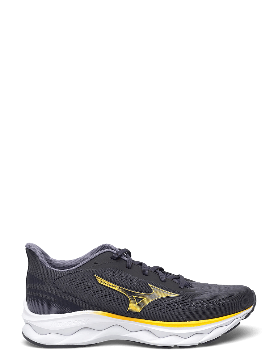 Mizuno - WAVE SERENE 2(M) - jooksujalatsid - baritone blue/citrus/odyssey gray - 1