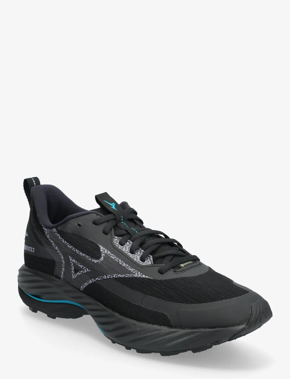 Mizuno - WAVE RIDER GTX 3(M) - löparskor - black sand/odyssey gray/capri breeze - 0