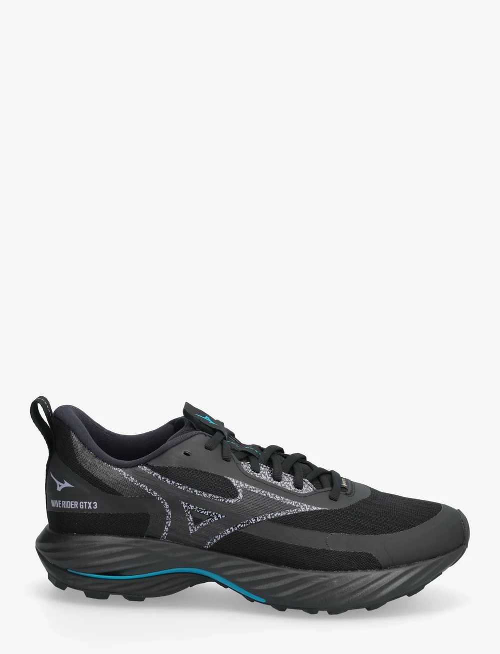 Mizuno - WAVE RIDER GTX 3(M) - löparskor - black sand/odyssey gray/capri breeze - 1
