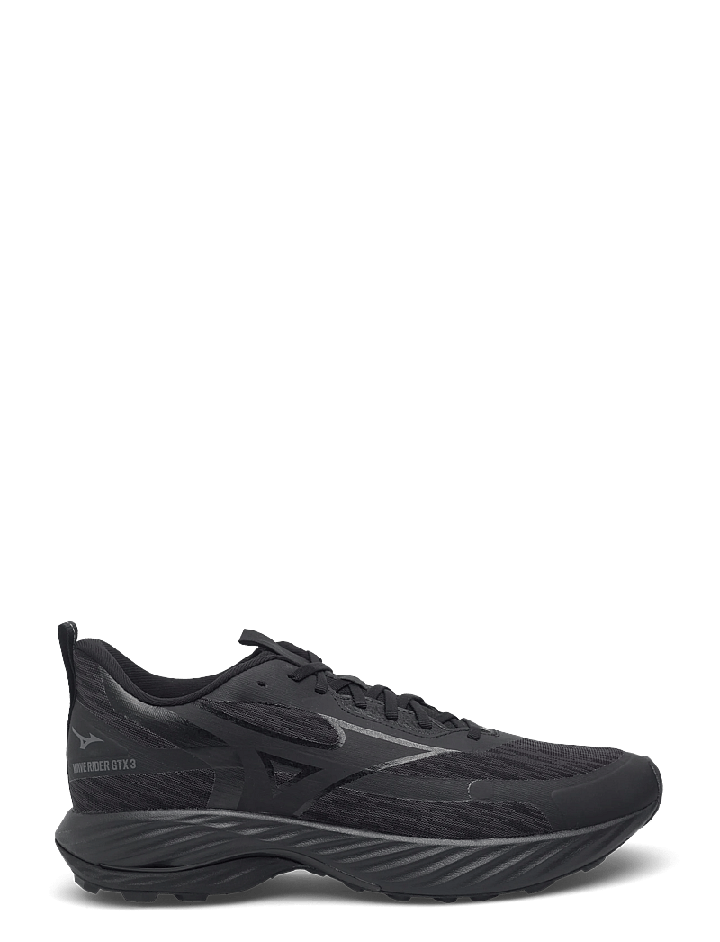 Mizuno - WAVE RIDER GTX 3(M) - juoksukengät - black/black/black sand - 1