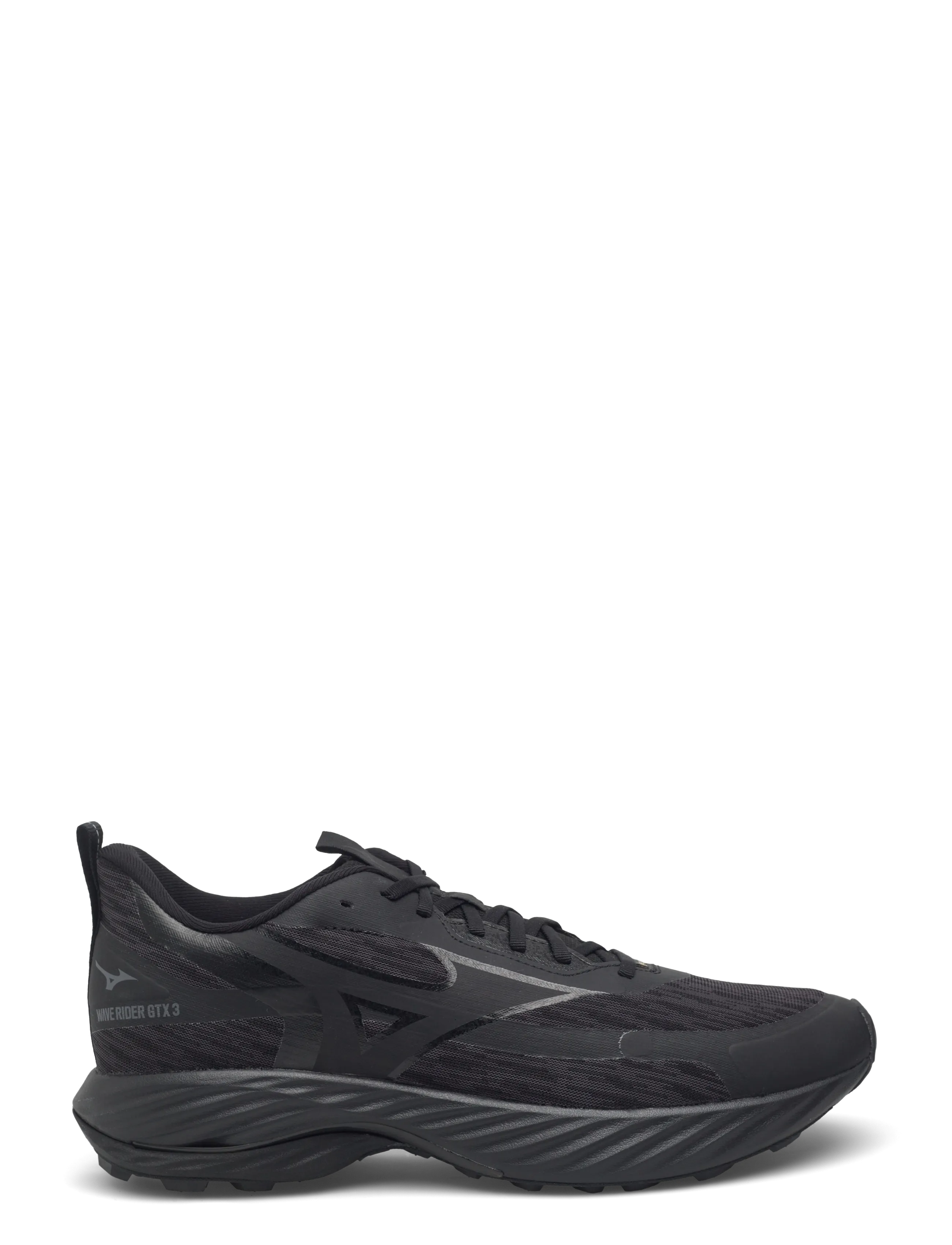 Mizuno - WAVE RIDER GTX 3(M) - laufschuhe - black/black/black sand - 1