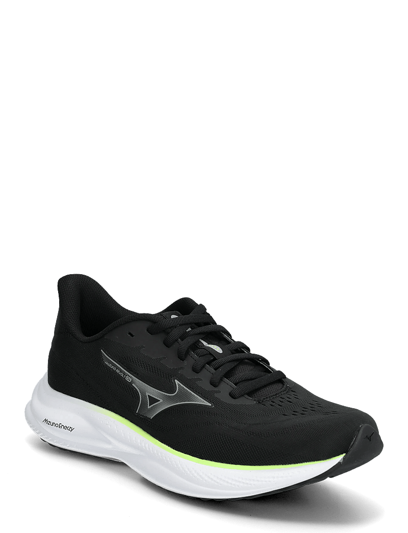 Mizuno - MIZUNO REVOLT 4 M - bėgimo bateliai - black/ultimate gray/glowing apple - 0