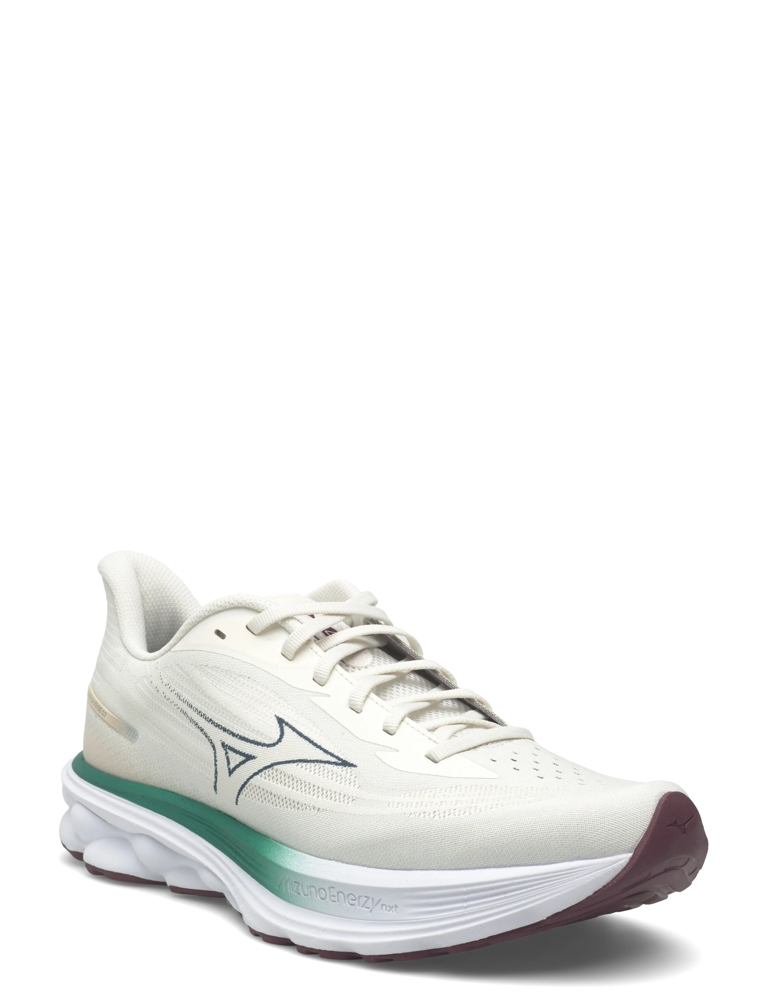 Mizuno WAVE SKYRISE 7(M) - Running Shoes - SNOW WHITE/NORTH SEA/SUMMER SAND / cream