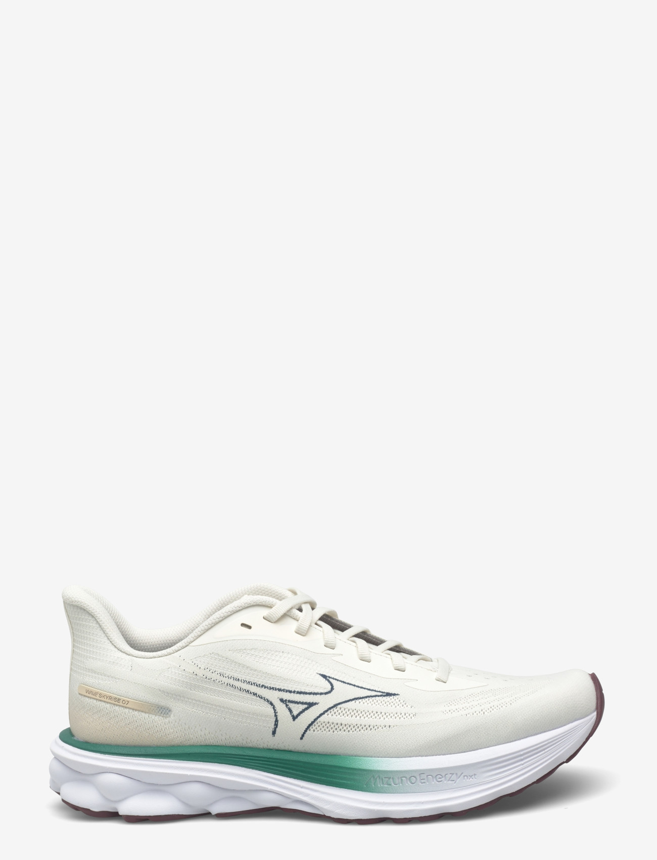 Mizuno - WAVE SKYRISE 7(M) - löparskor - snow white/north sea/summer sand - 1