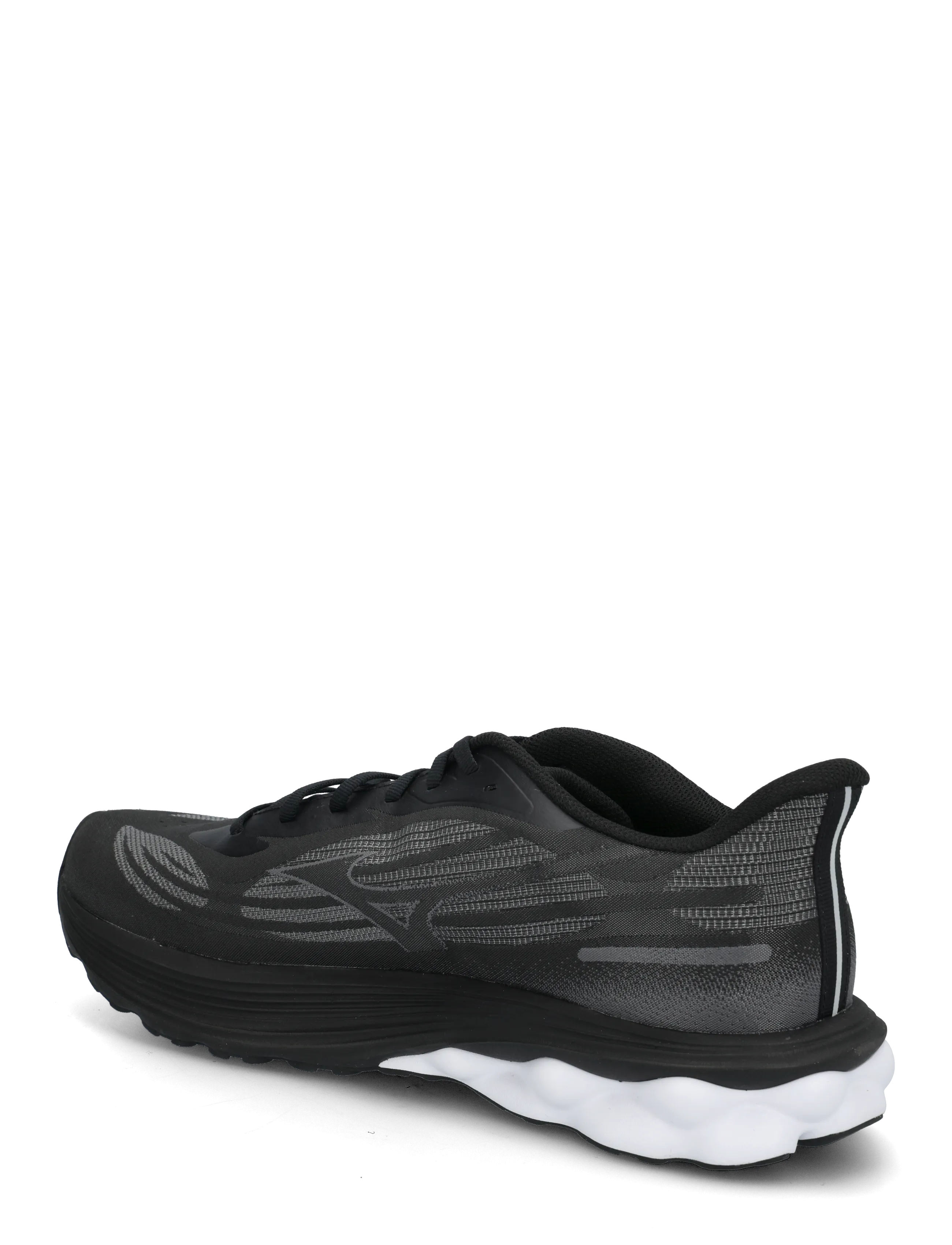 Mizuno - WAVE SKYRISE 7(M) - laufschuhe - black/iron gate/tomato puree - 1