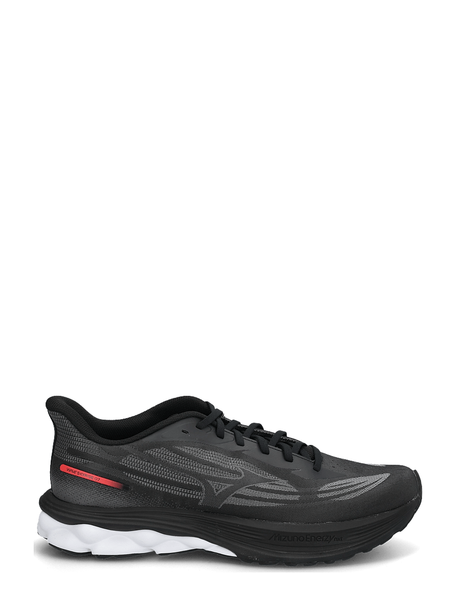 Mizuno - WAVE SKYRISE 7(M) - laufschuhe - black/iron gate/tomato puree - 2