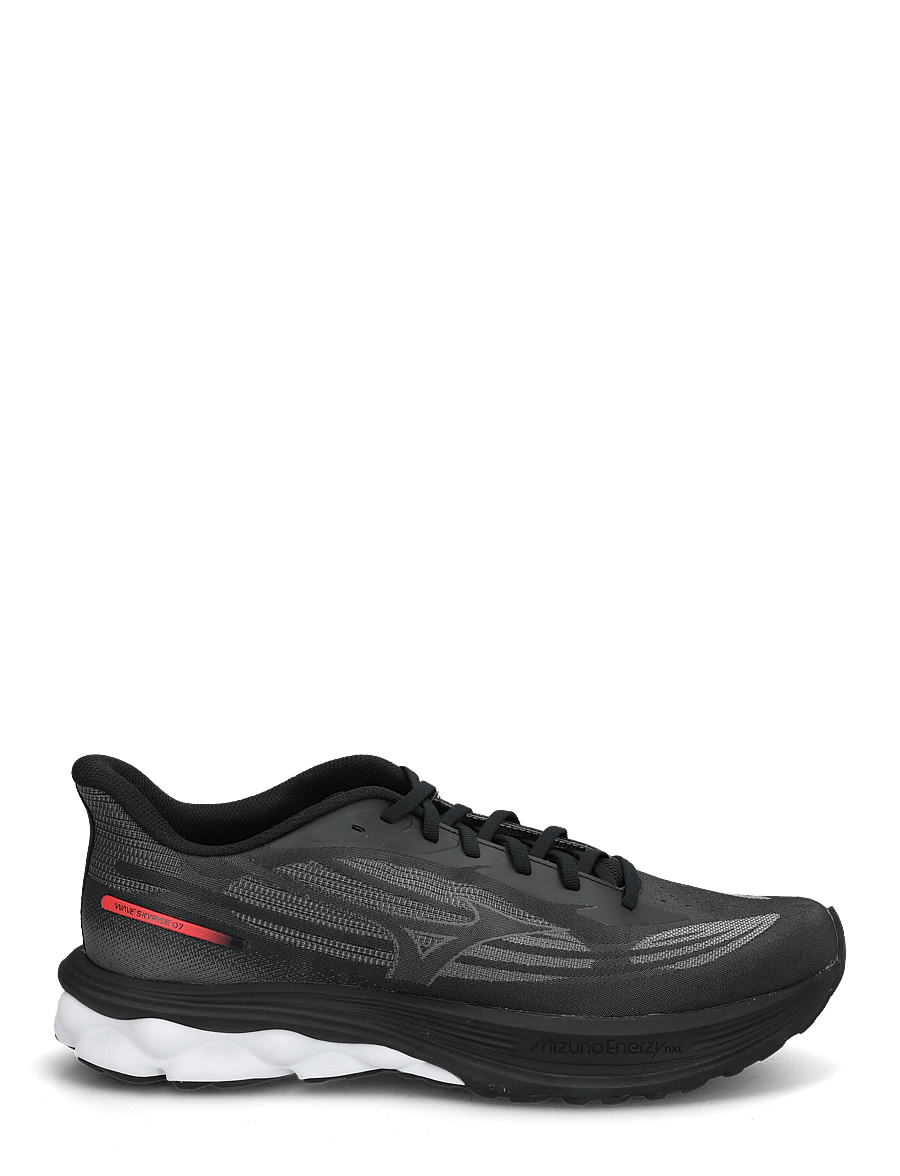 Mizuno - WAVE SKYRISE 7(M) - laufschuhe - black/iron gate/tomato puree - 2