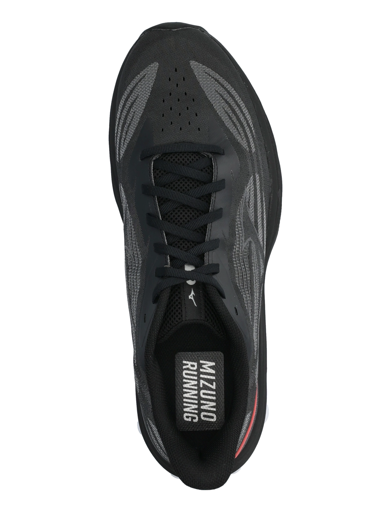 Mizuno - WAVE SKYRISE 7(M) - laufschuhe - black/iron gate/tomato puree - 3