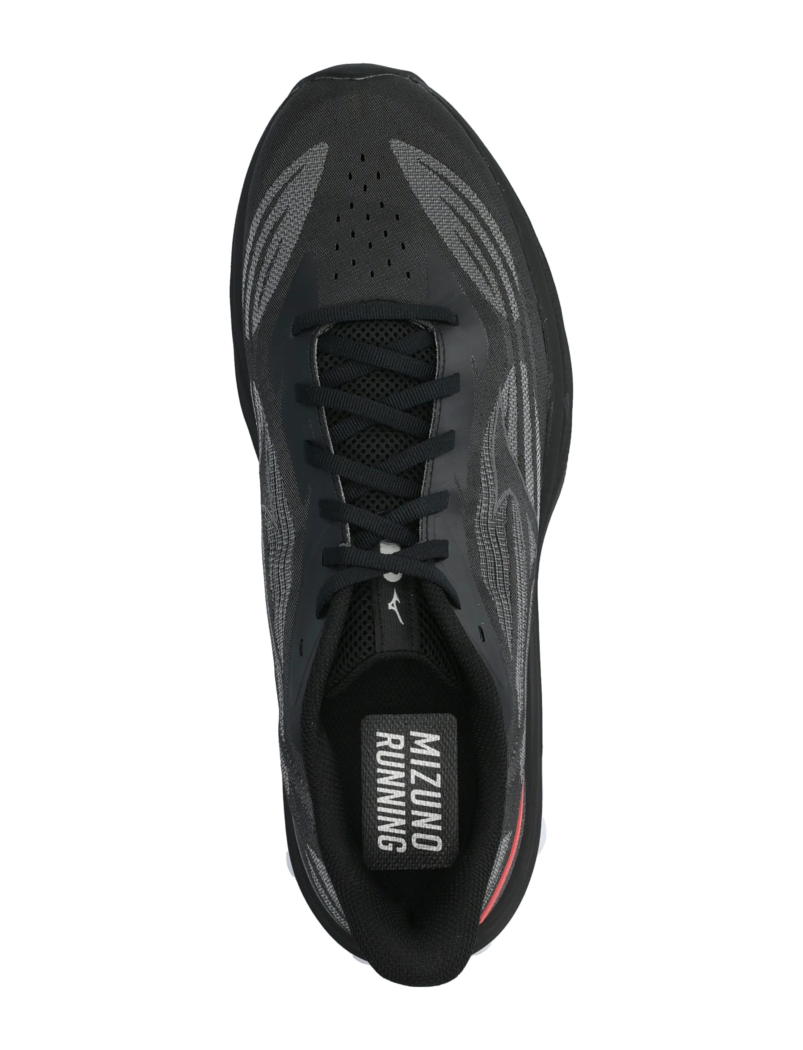 Mizuno - WAVE SKYRISE 7(M) - laufschuhe - black/iron gate/tomato puree - 3